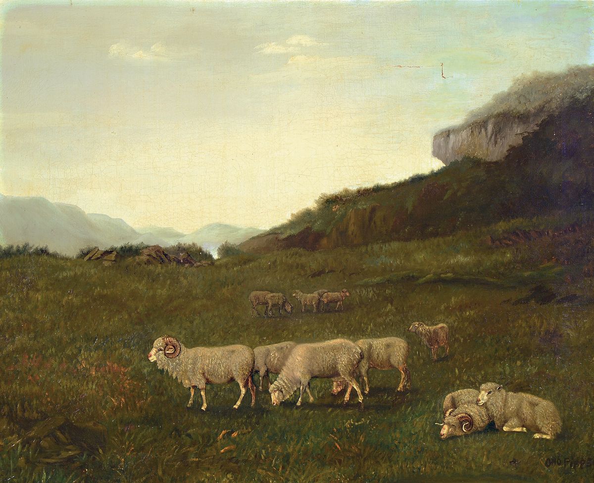 Otto Pippel, 1878 Lodzs - 1960 Planegg, einer der bekanntesten Spätimpressionisten Münchens, bekannt für seine Landschafts- und ...
