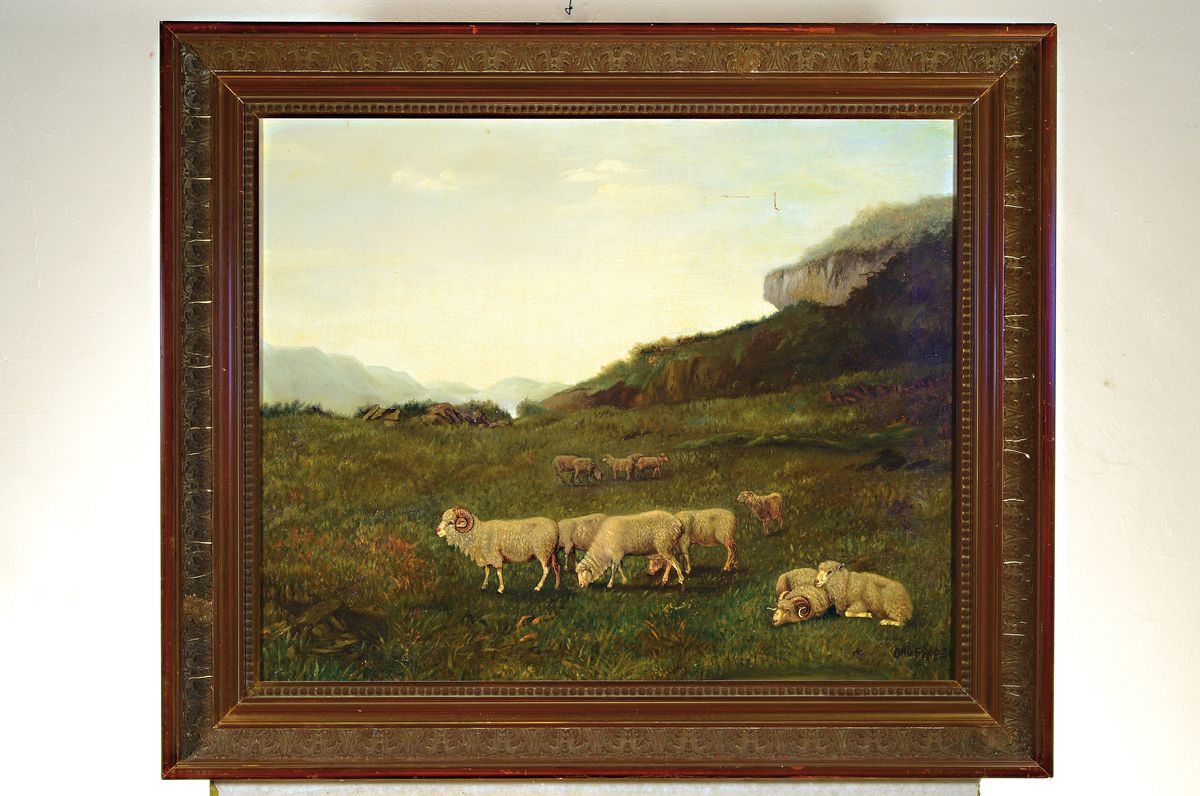 Detail k: Otto Pippel, 1878 Lodzs - 1960 Planegg, einer der bekanntesten Spätimpressionisten Münchens, bekannt für seine Landschafts- und ...