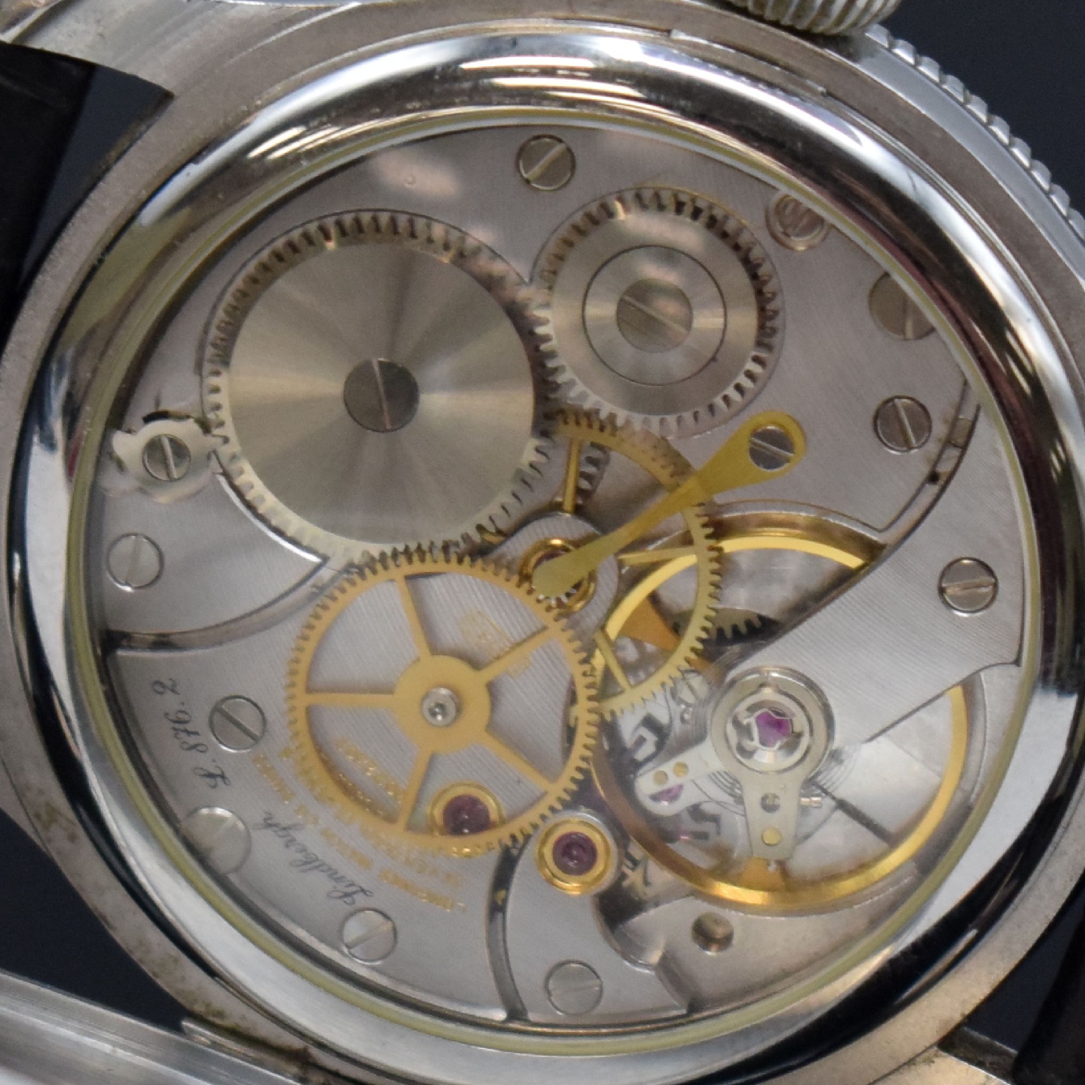 Detail h: LONGINES seltene Herrenarmbanduhr "Hour Angle Watch" Referenz 876.5238, Schweiz um 1990, Handaufzug, auf weltweit 1000 Stück limitierte ...