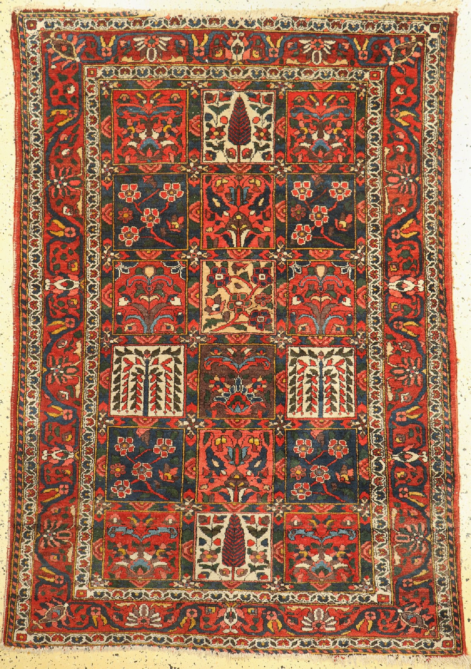 Bachtiar alt, Persien, um 1960, Wolle auf Baumwolle, ca. 200 x 137 cm, EHZ: 3