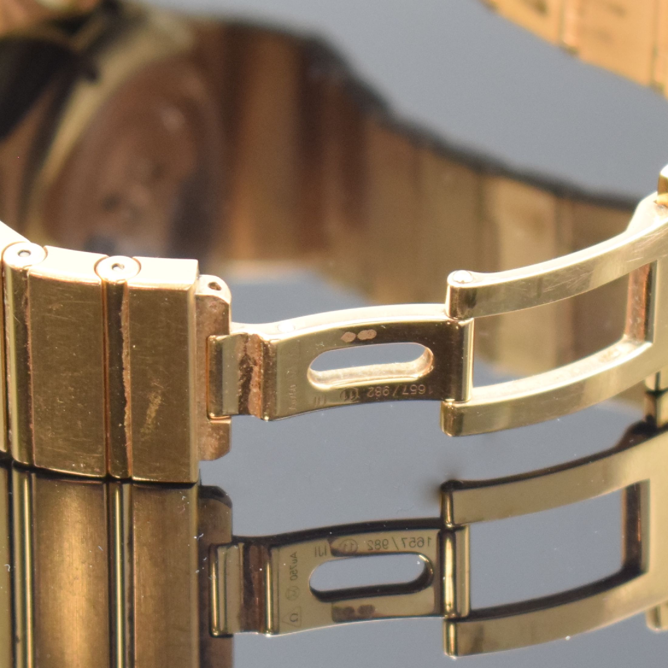 Detail c: OMEGA seltene Herrenarmbanduhr Constellation Co-Axial Chronometer in Roségold 750/000 mit Tag und Datum, Automatik, Schweiz um 2010, massives, ...