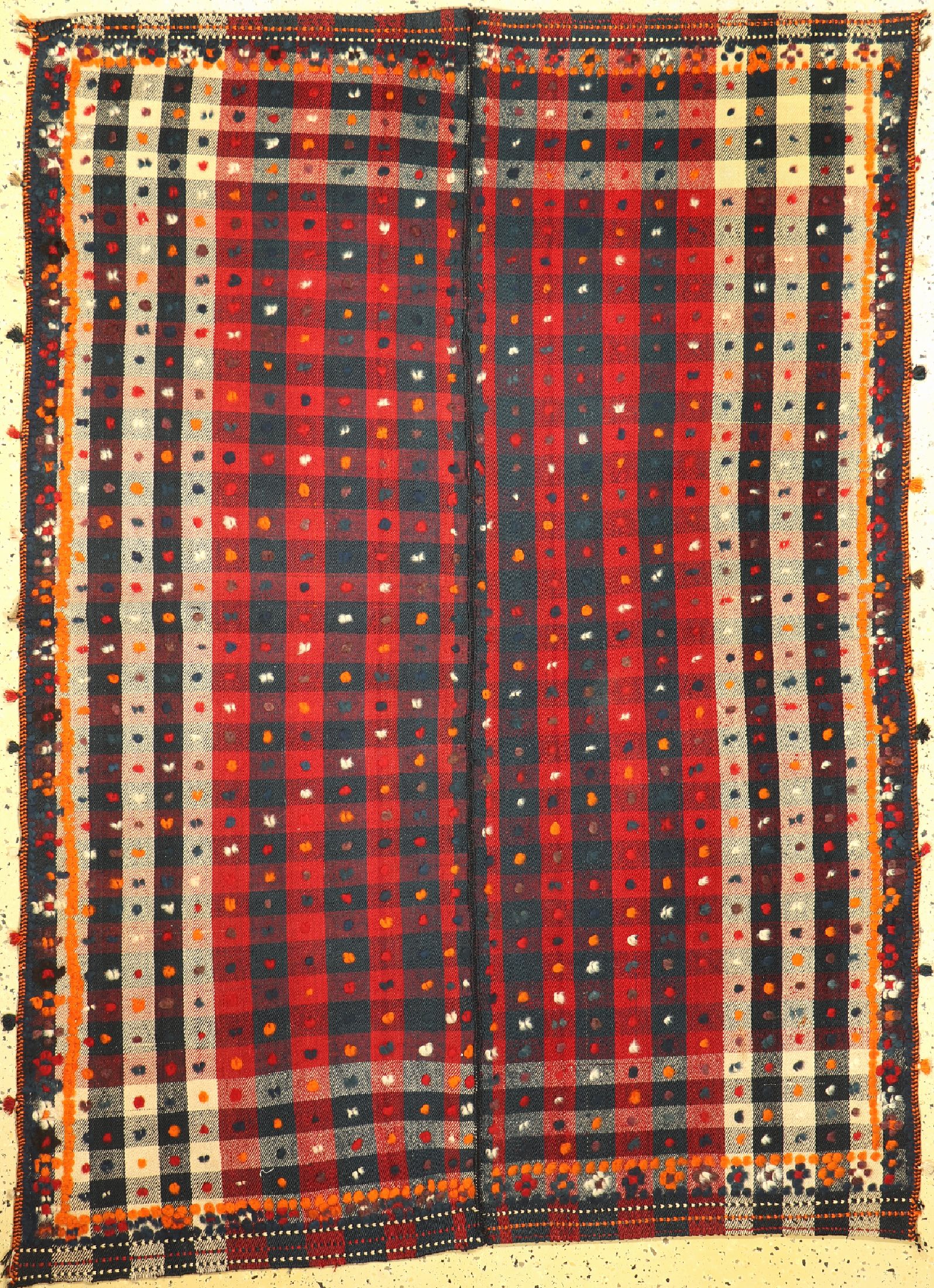 Ghaschgai Djajim, Persien, um 1930/1940, Wolle auf Wolle, ca. 197 x 147 cm, EHZ: 1-2