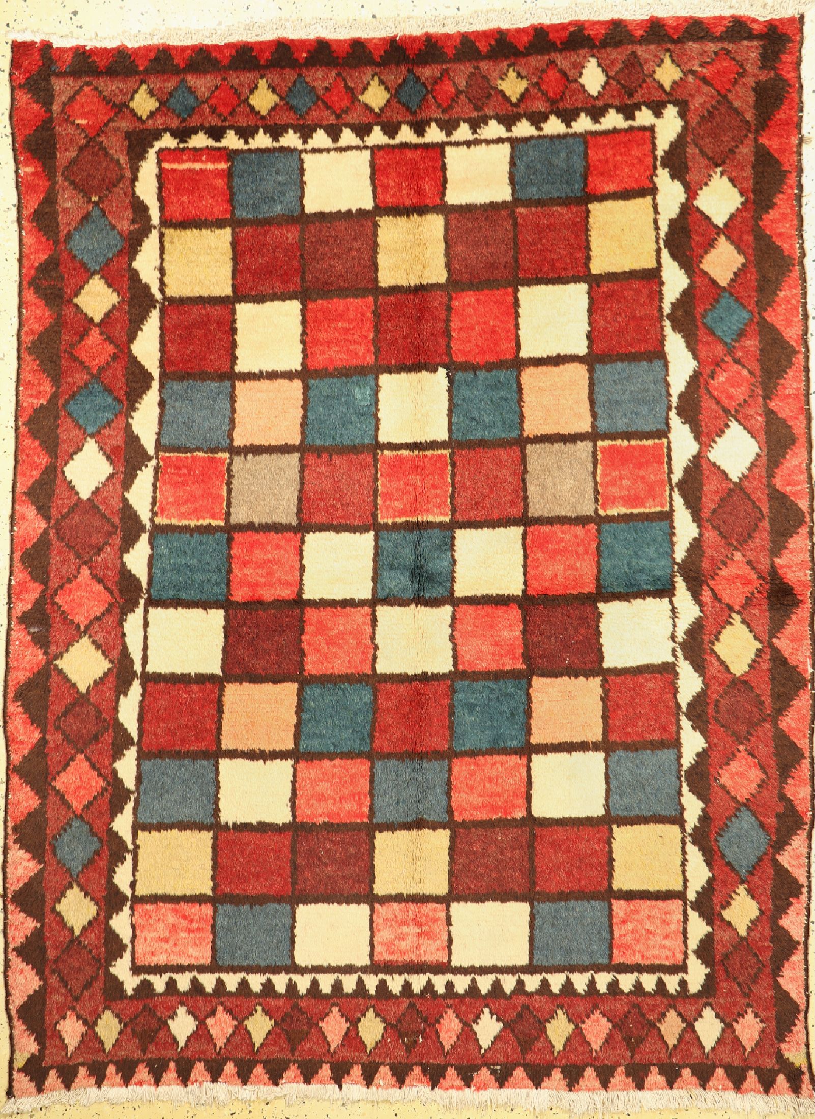 Bachtiar Gabbeh, Persien, um 1920/1930, Wolle auf Baumwolle, ca. 205 x 155 cm, EHZ: 2-3