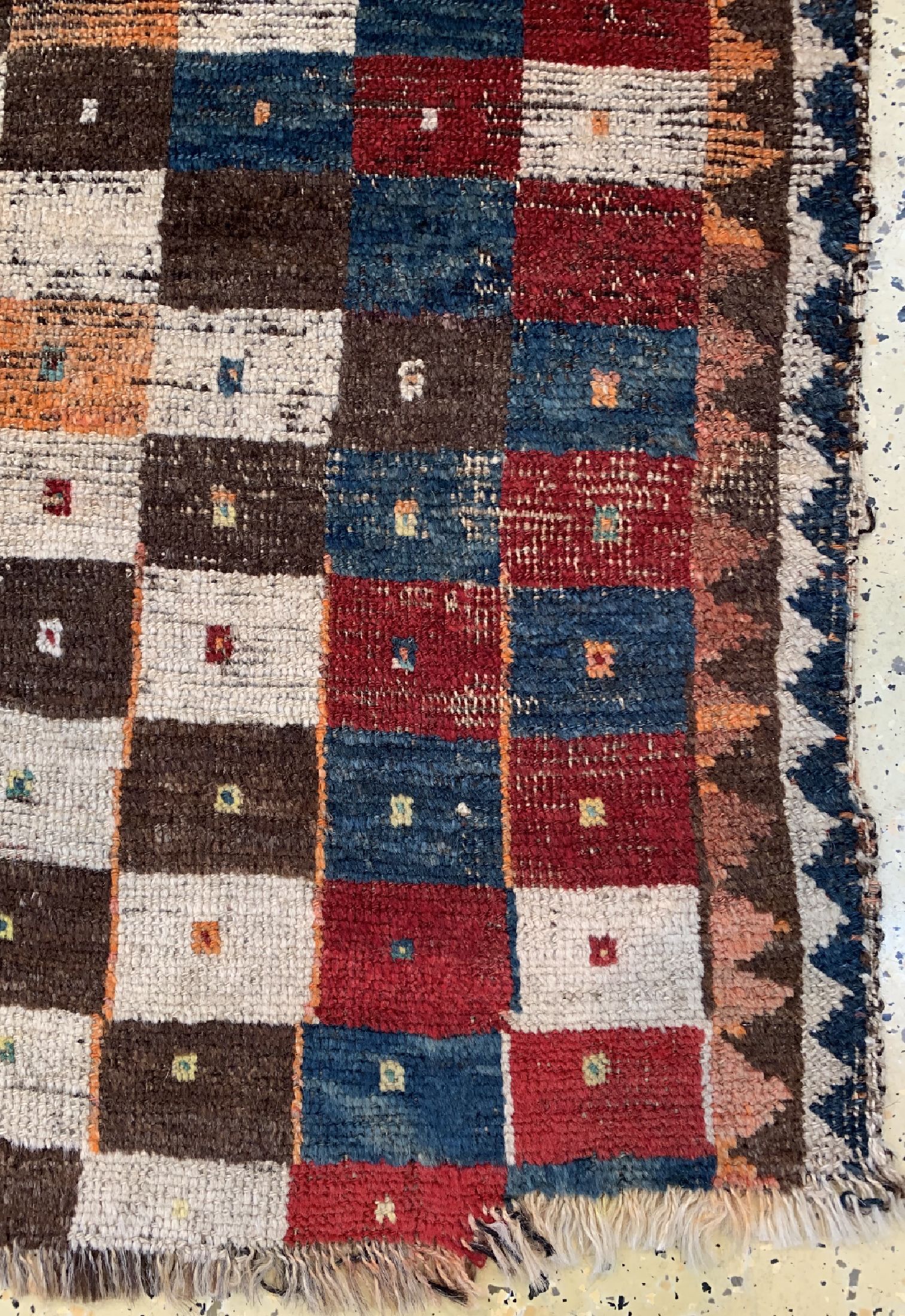 Detail a: Luri Gabbeh Fragment antik, Persien, 19.Jhd, Wolle auf Wolle, ca. 170 x 128 cm