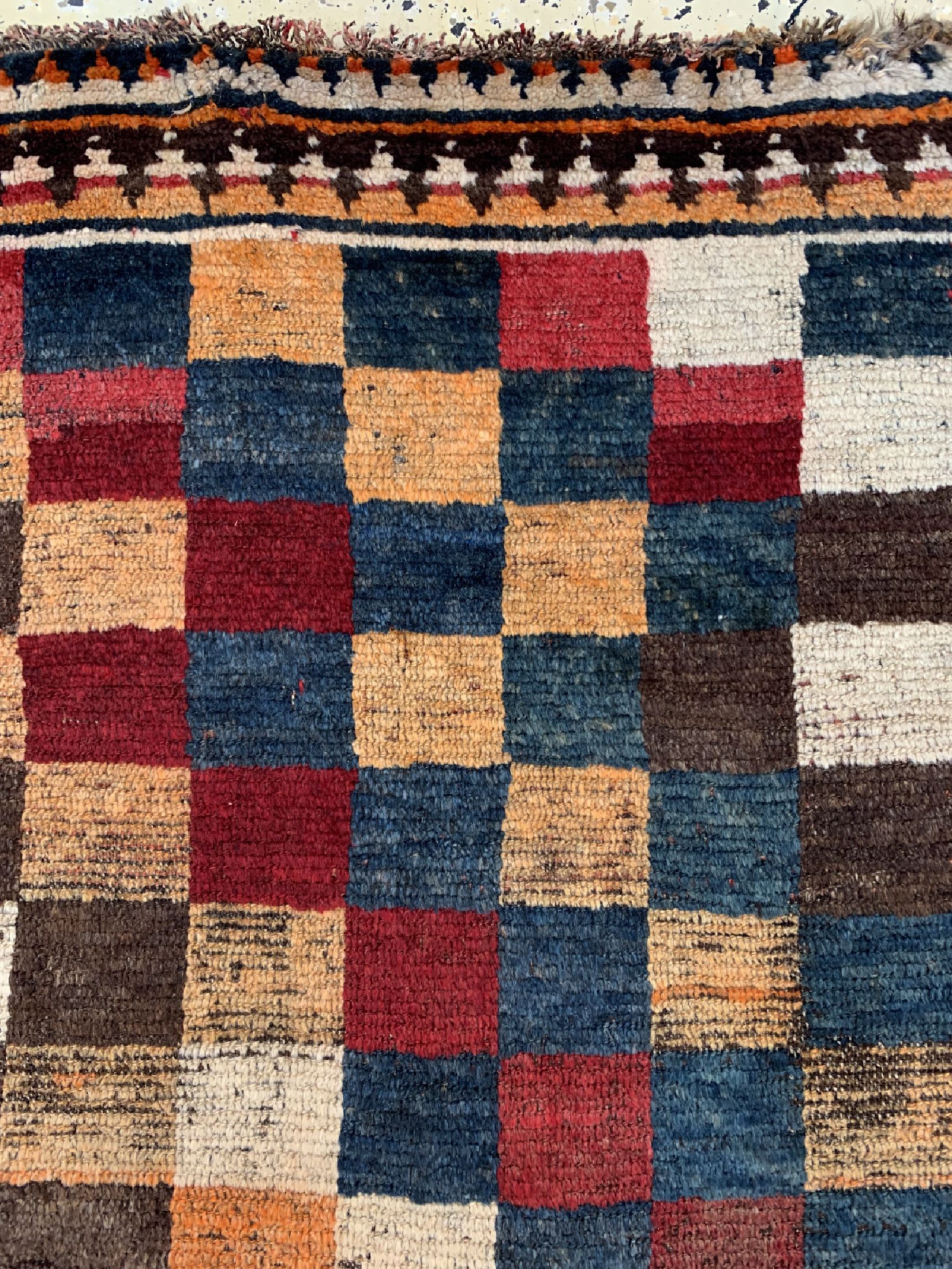 Detail c: Luri Gabbeh Fragment antik, Persien, 19.Jhd, Wolle auf Wolle, ca. 170 x 128 cm