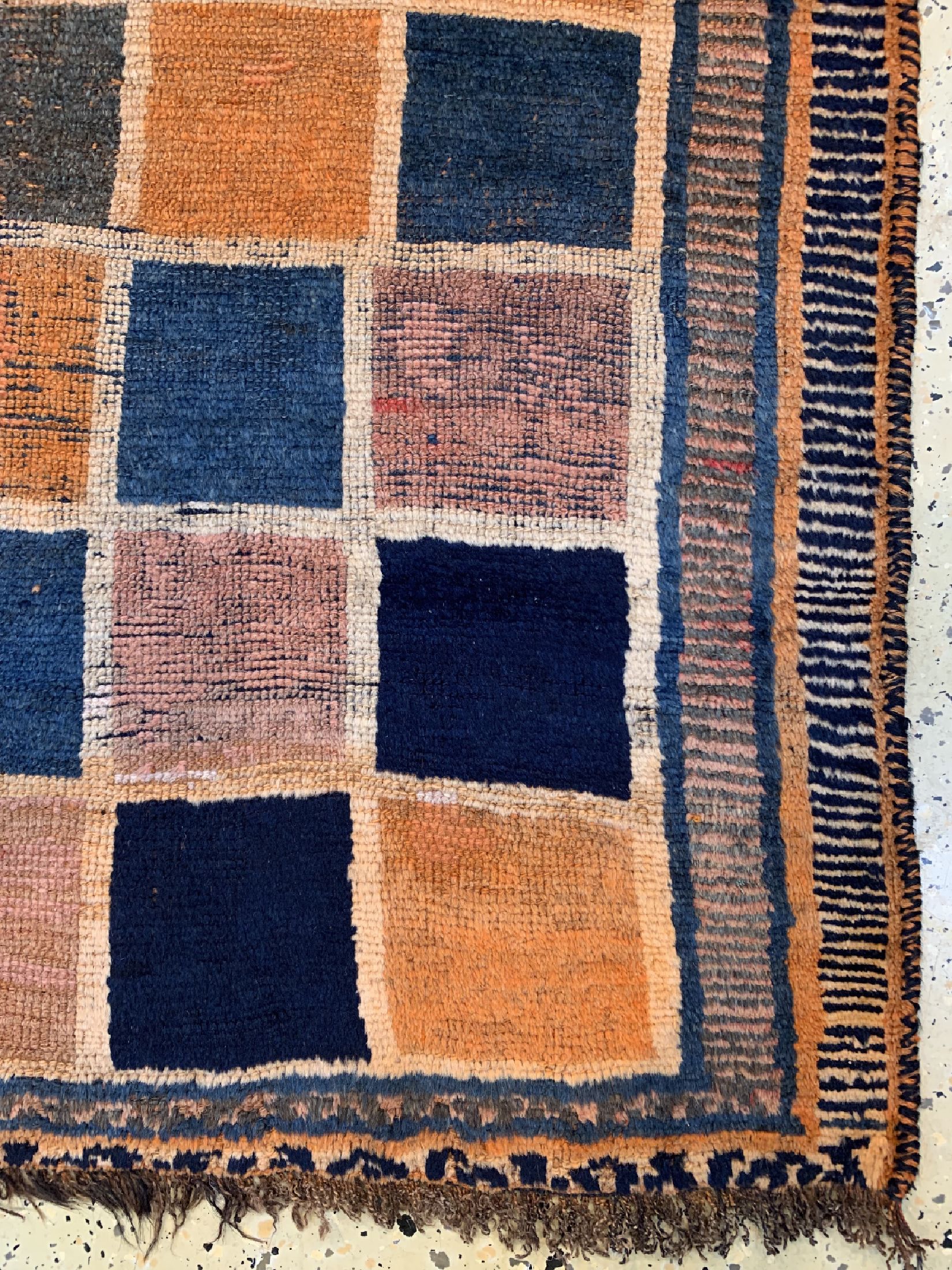 Detail a: Luri Gabbeh antik, Persien, 19.Jhd, Wolle auf Wolle, ca. 165 x 125 cm, verkürzt, EHZ: 3