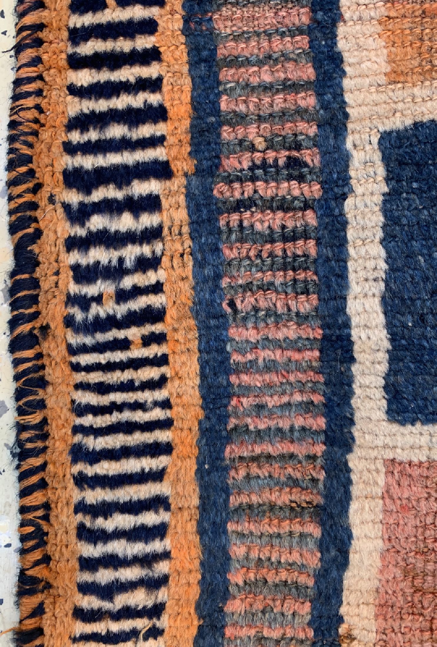 Detail c: Luri Gabbeh antik, Persien, 19.Jhd, Wolle auf Wolle, ca. 165 x 125 cm, verkürzt, EHZ: 3