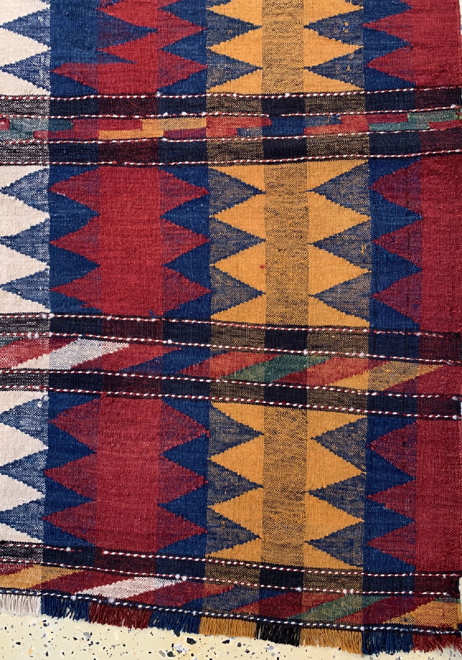 Detail a: Ghaschgai Djajim, Persien, um 1930, Wolle auf Wolle, ca. 277 x 195 cm, EHZ: 2