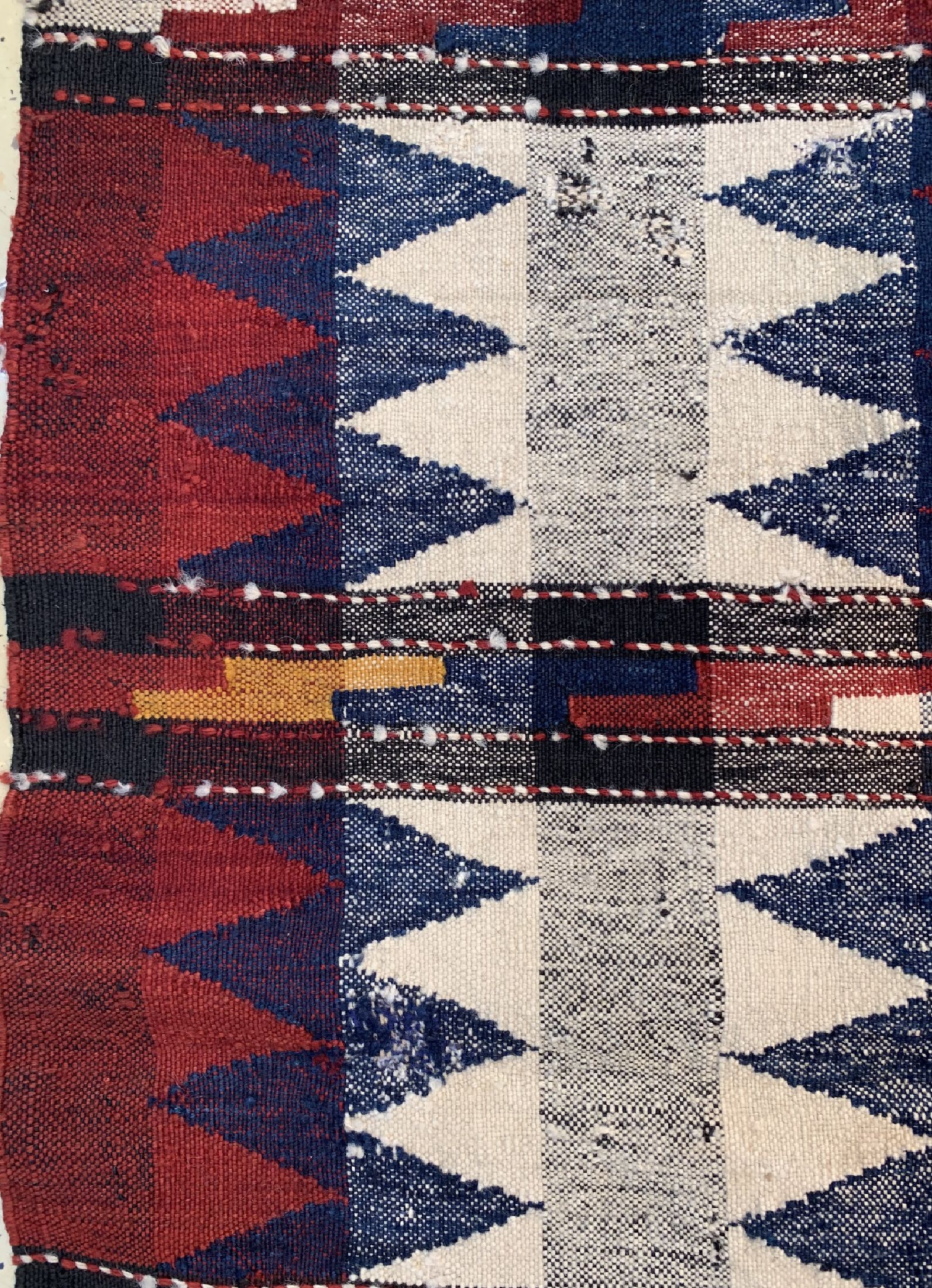 Detail b: Ghaschgai Djajim, Persien, um 1930, Wolle auf Wolle, ca. 277 x 195 cm, EHZ: 2