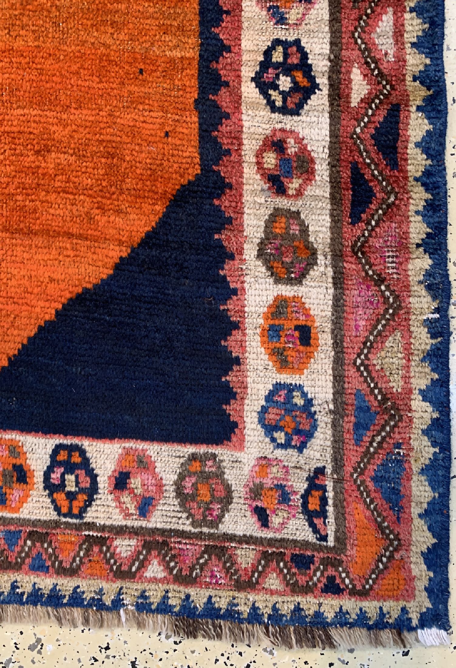 Detail a: Ghaschgai Gabbeh, Persien, um 1900, Wolle auf Wolle, ca. 245 x 116 cm, EHZ: 3
