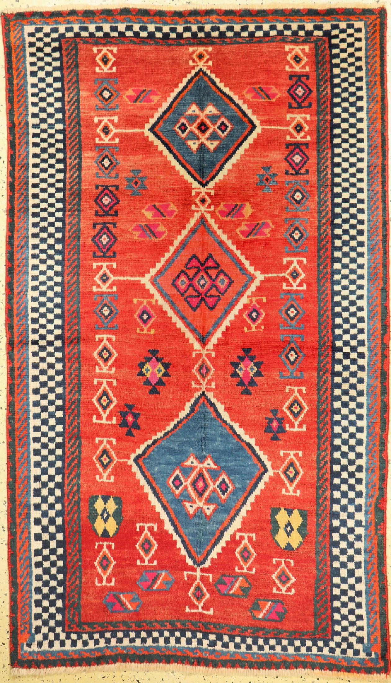 Ghaschgai Gabbeh, Persien, um 1930, Wolle auf Wolle, ca. 205 x 120 cm, EHZ: 2