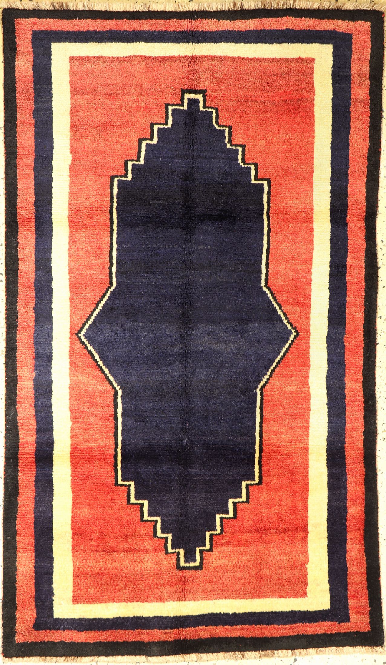 Ghaschgai Gabbeh, Persien, um 1960, Wolle auf Wolle, ca. 195 x 114 cm, EHZ: 1-2
