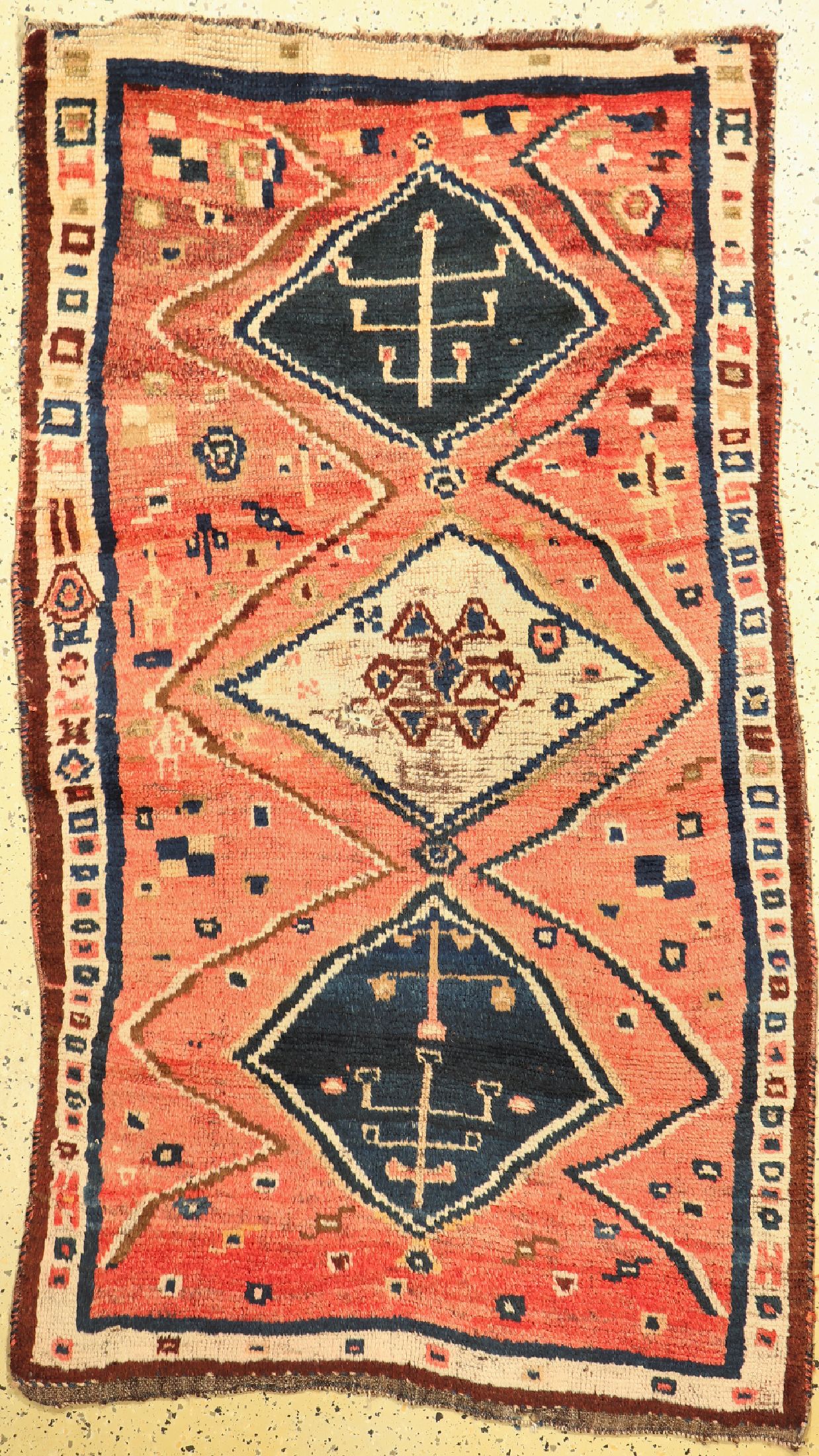 Louri Gabbeh antik, Persien, um 1900, Wolleauf Wolle, ca. 182 x 106 cm, EHZ: 4