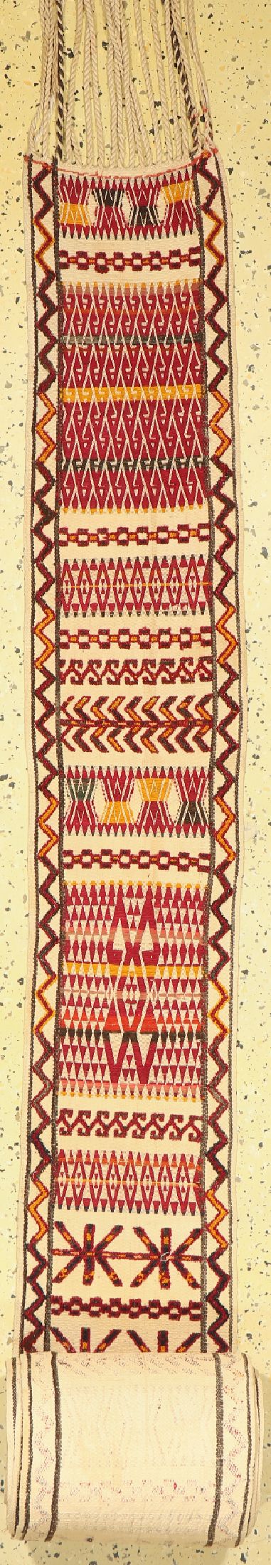 Zeltband, Turkmenistan, um 1950, Wolle auf Wolle, ca. 1410 x 30 cm, EHZ: 1-2