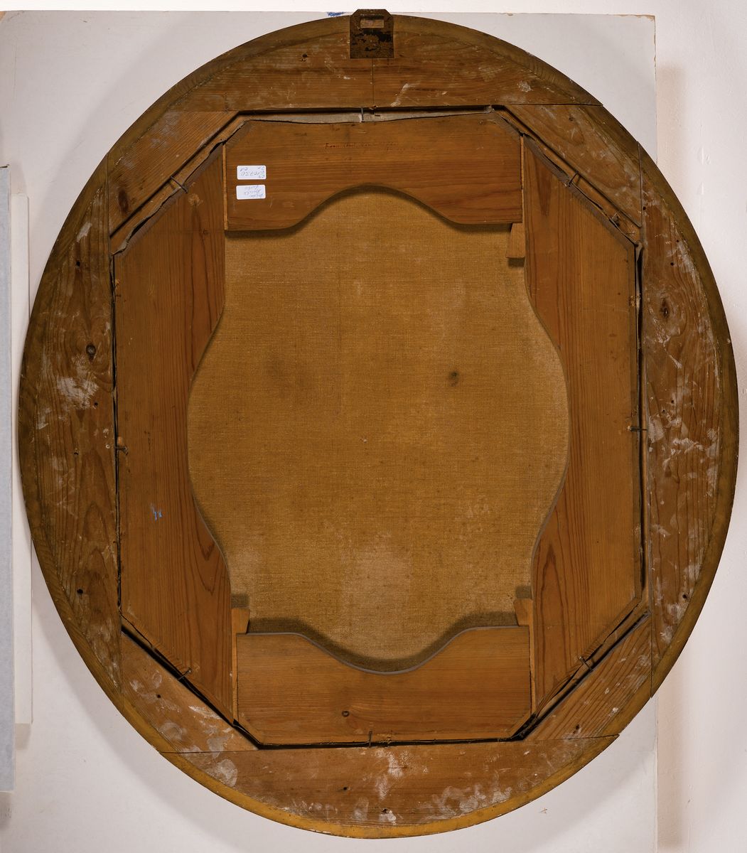 Detail b: Heinrich Carl Freiherr von Pechmann, 1826 Würzburg-1905 Oberstdorf, Studium an der Akademie München bei Philipp Foltz, angesehener Porträtmaler im ...