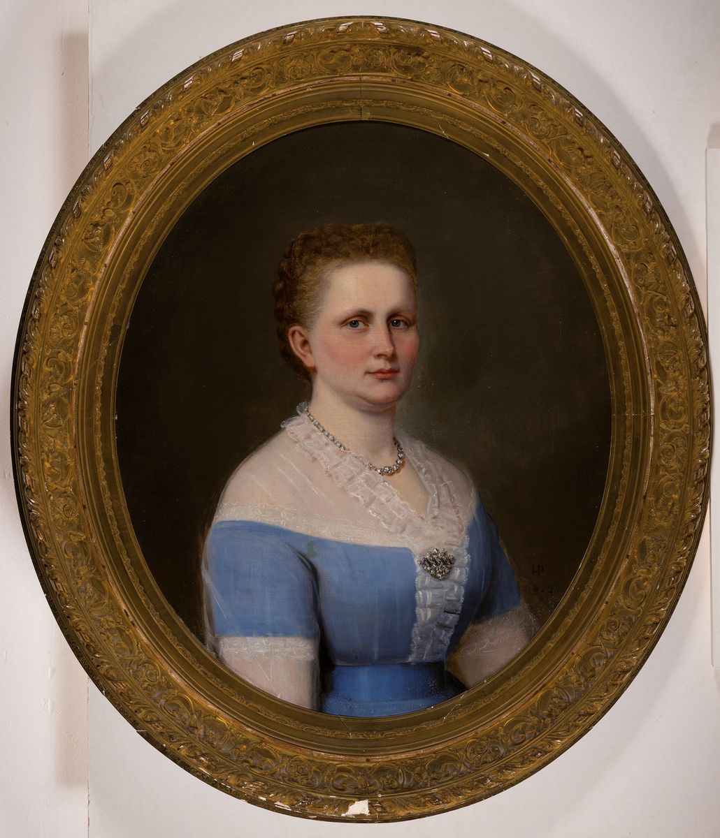 Detail k: Heinrich Carl Freiherr von Pechmann, 1826 Würzburg-1905 Oberstdorf, Studium an der Akademie München bei Philipp Foltz, angesehener Porträtmaler im ...