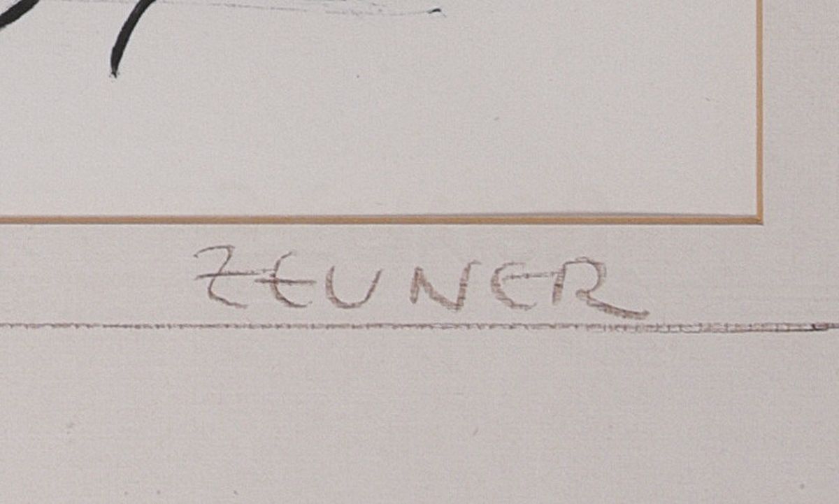 Detail e: Georg Günther Zeuner, 1923 Dresden-2011 Speyer, Konvolut aus 4 Grafiken: Die Hl. Familie, num. 26/100, von 1978, ca. 40x30cm, u.Gl., R. ca. 50x40cm; ...