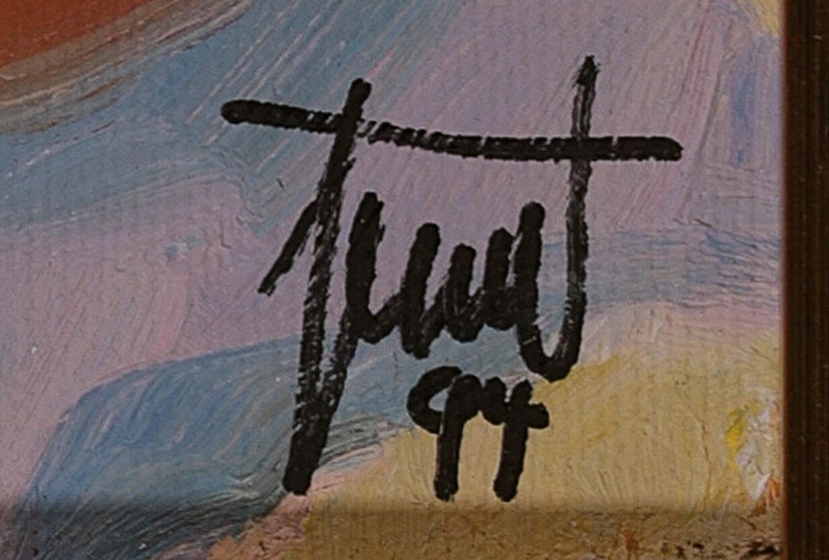 Detail a: Georg Günther Zeuner, 1923 Dresden-2011 Speyer, Badende, Öl/Lwd, rückseitig betitelt und dat. 1994, rechts unten sign., ca. 30x24cm, R. ca. 40x34cm