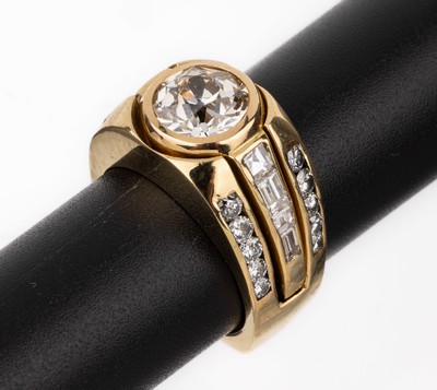 Image 26640052 - 18 kt Gold Variationsring Diamant Ring