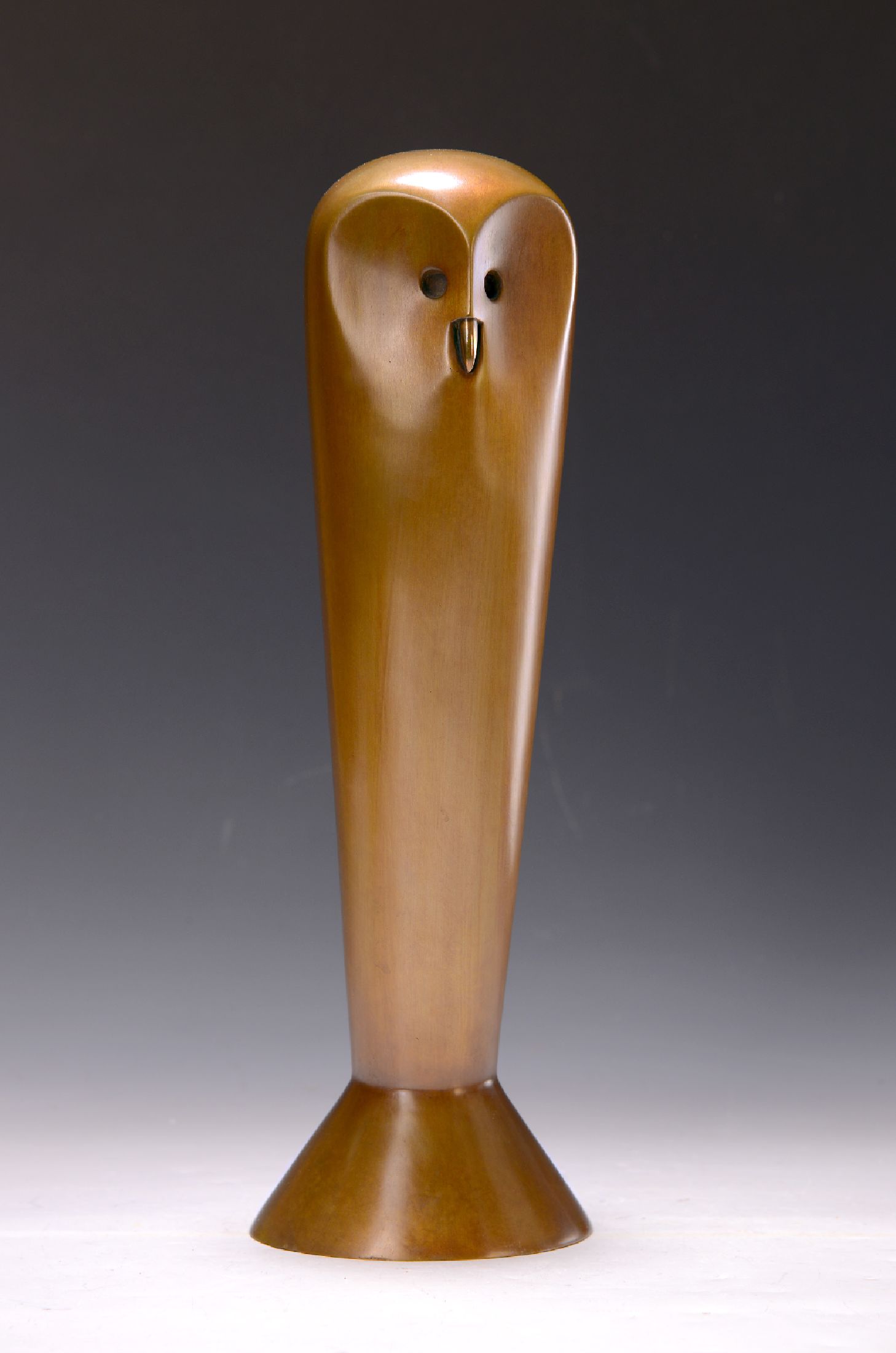Paul Wunderlich, 1927-2010, Eule, Bronzeplastik, signiert, num. 77/150, H. ca. 34cm