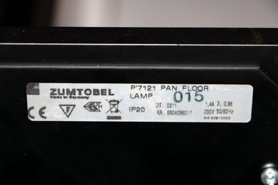 26642302e - Pan Floor Lamp, "Porsche Design by ZUMTOBEL", made in Germany