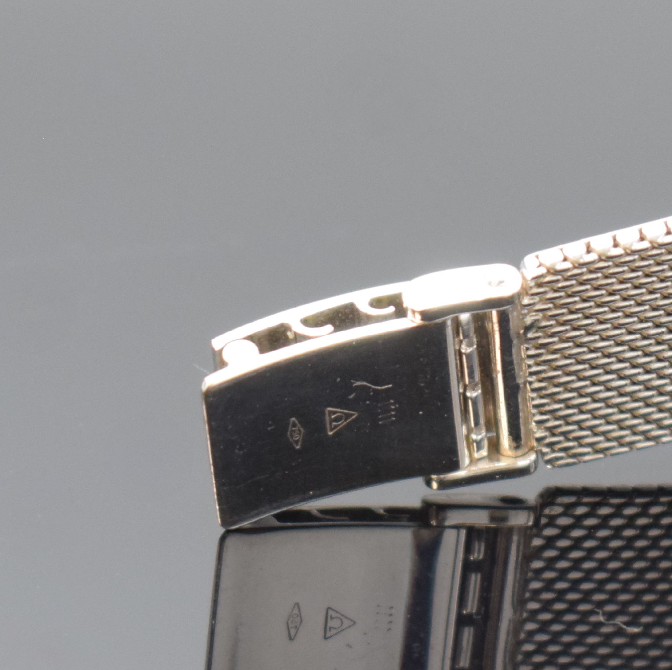 Detail c: OMEGA seltene Damenarmbanduhr DE VILLE Linie "Emeraude" in WG 750/000 designed von Andrew Grima Referenz 8343, Schweiz um 1972, Handaufzug, ...