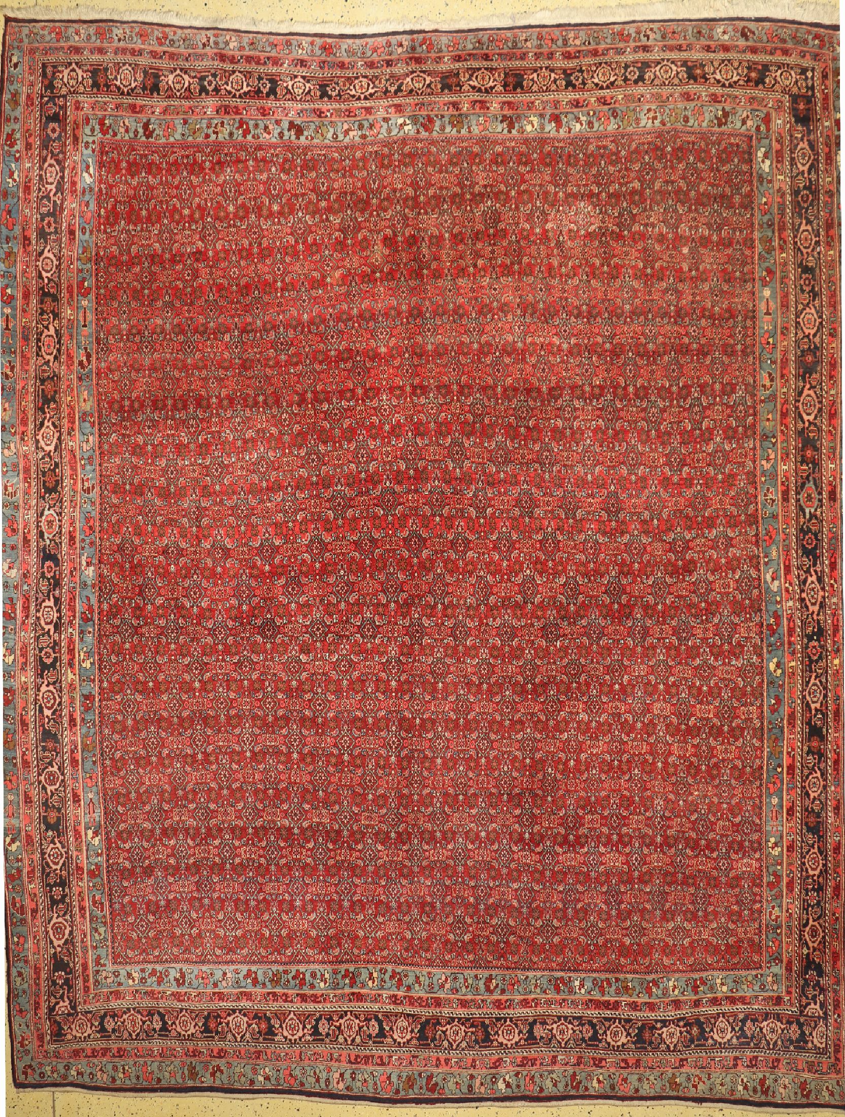 Bidjar alt, Persien, um 1950, Wolle auf Baumwolle, ca. 390 x 310 cm, EHZ: 2