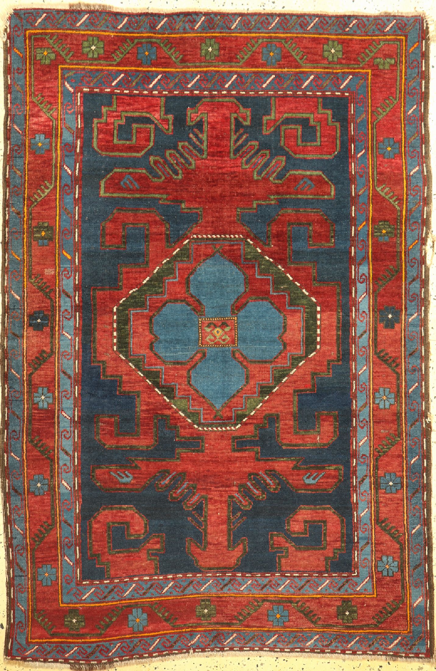 Kazak alt, Kaukasus, um 1920, Wolle auf Wolle, ca. 180 x 122 cm, EHZ: 3