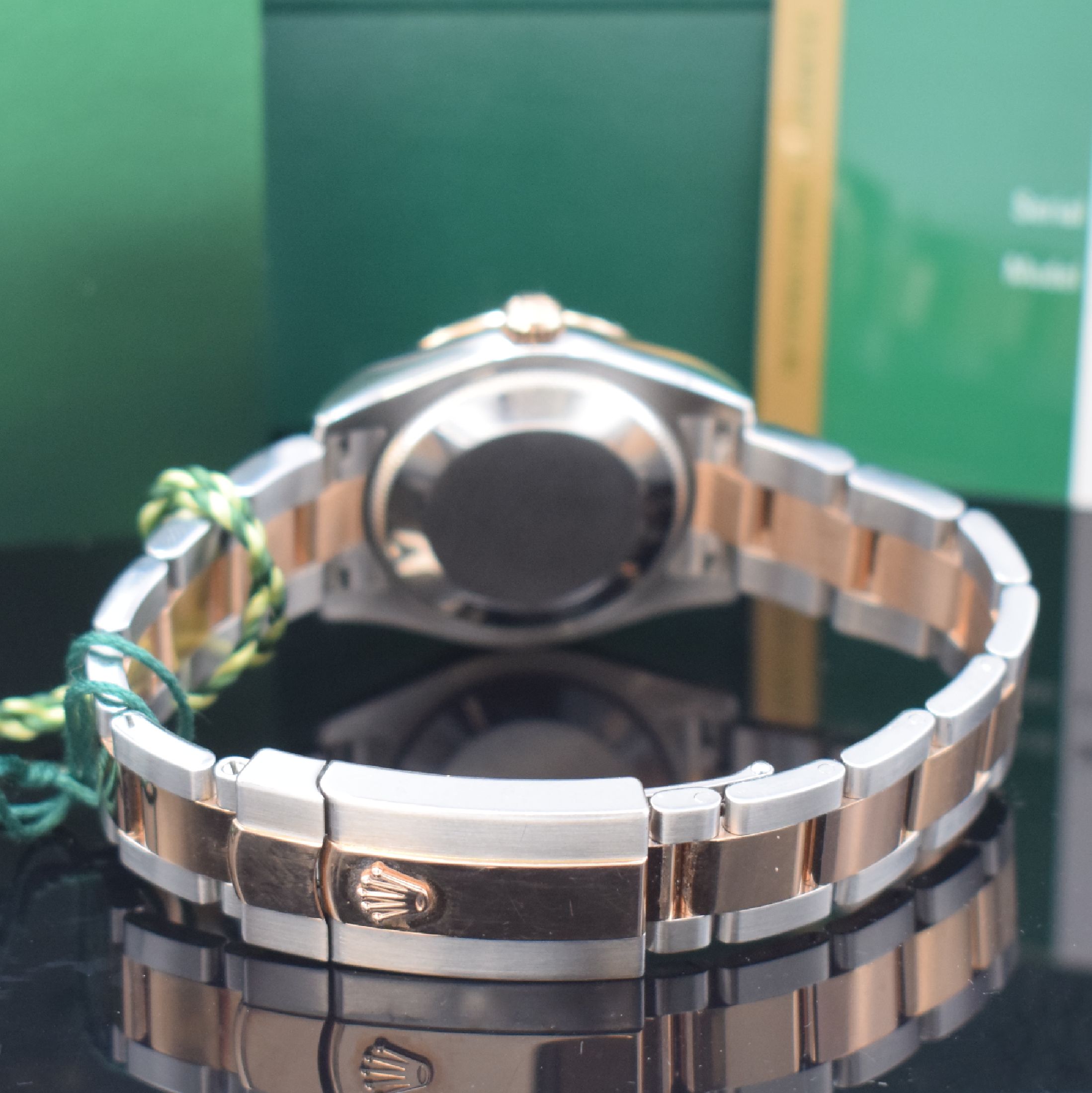 Detail b: ROLEX Armbanduhr Oyster Perpetual Datejust 31 Referenz 178341, LC 100, Automatik, Chronometer der Superlative in Stahl/Roségold inkl. Oysterband m. ...