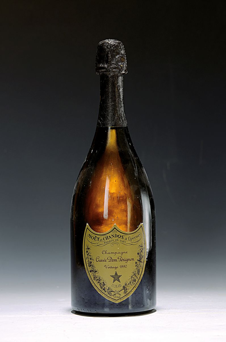 1 Flasche 1990 Moet et Chandon Dom Perignon Cuvee, Epernay, ca. 750ml