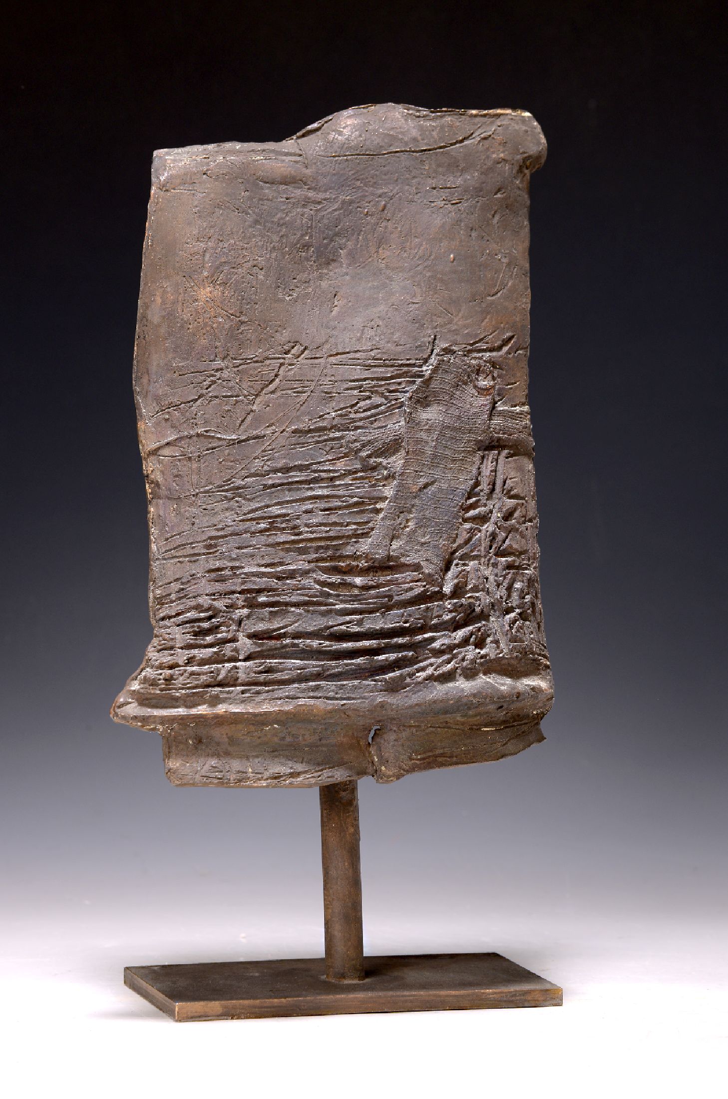 Thomas Duttenhöfer, geb. 1950, Bronzeskulptur, monogrammiert, ca.34x17 cm