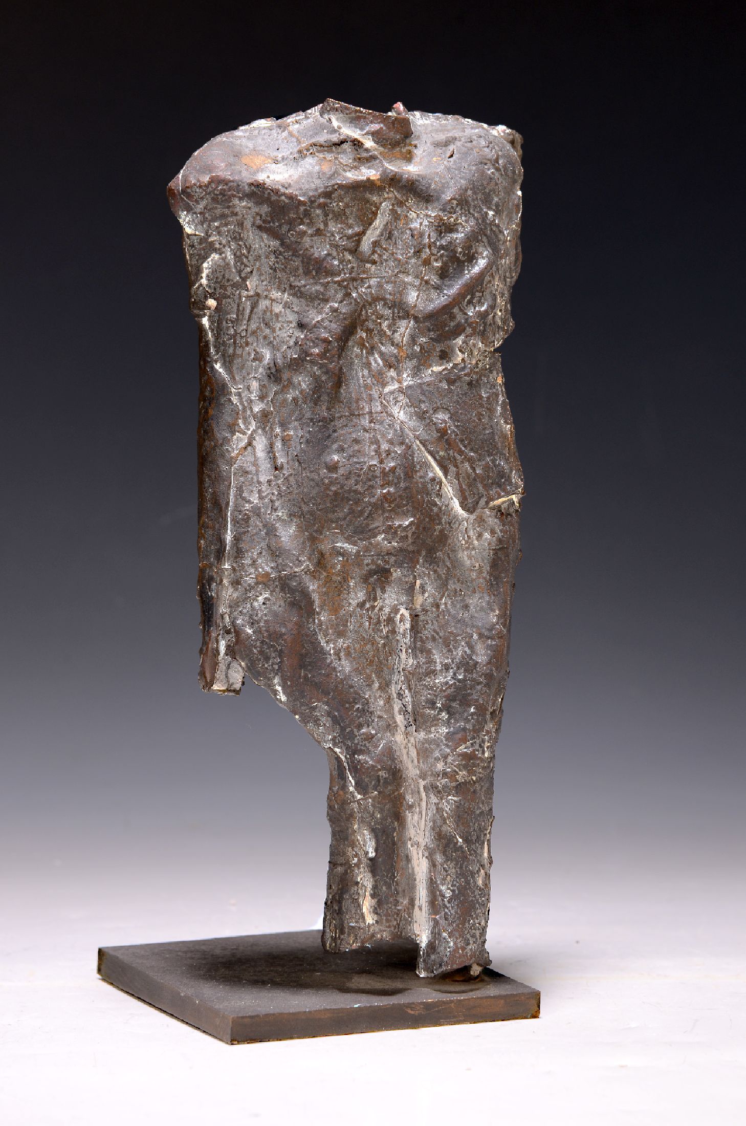 Thomas Duttenhöfer, geb. 1950, Erde, kleine Fassung, von 1991, Eisen, ca. 28x10 cm