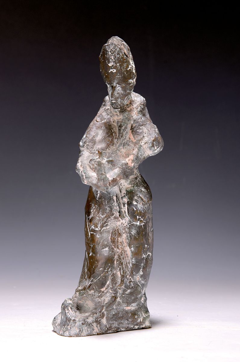 Nina Koch, geb. 1961 in Dahl, der Exorzist, Bronze von 1988, sign. und num. 3/5, H.ca. 29 cm