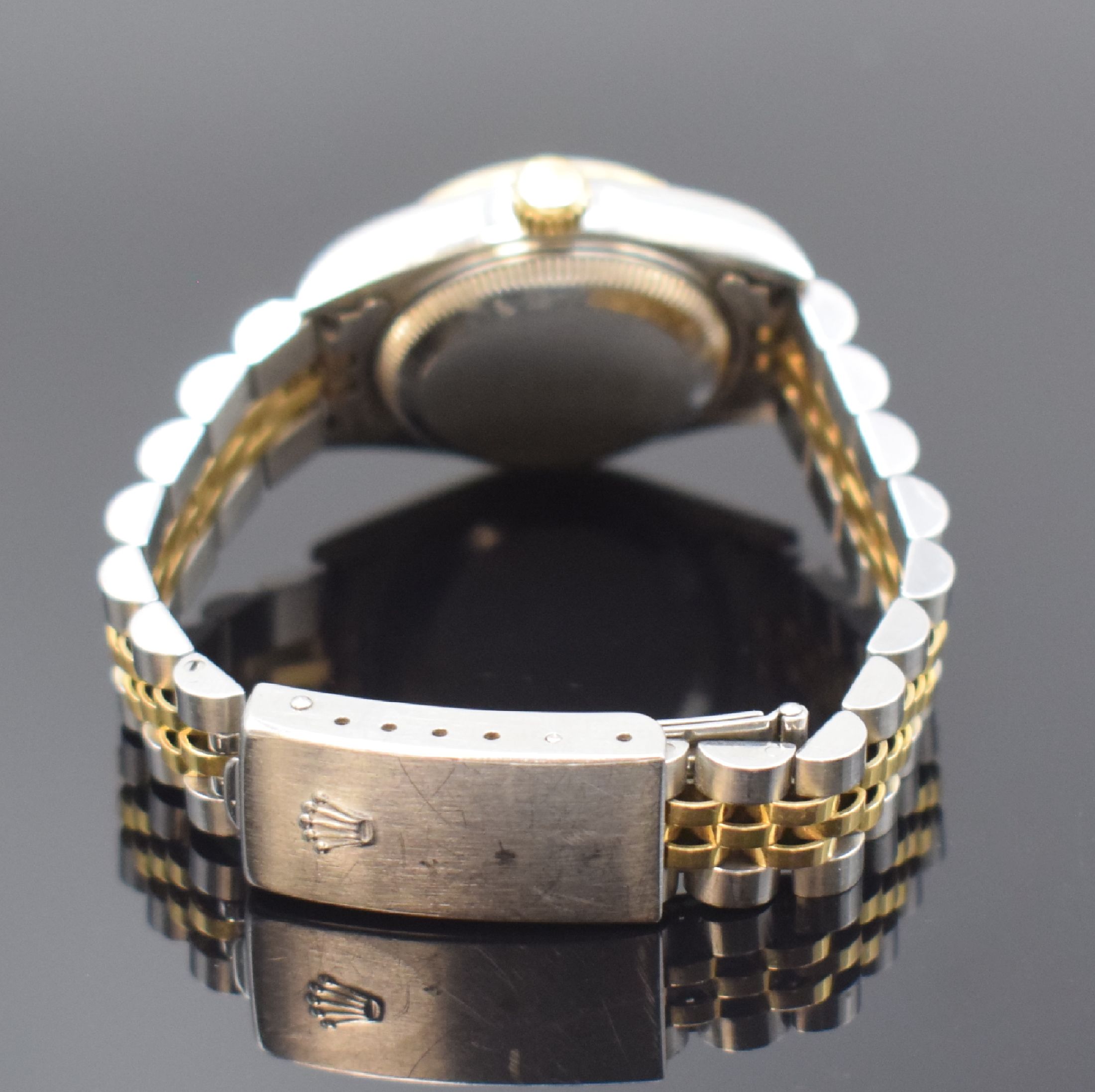 Detail b: ROLEX Damenarmbanduhr Oyster Perpetual Datejust Referenz 79173, Automatik, Schweiz um 2000, P-Serie, Chronometer der Superlative in Edelstahl/Gold ...