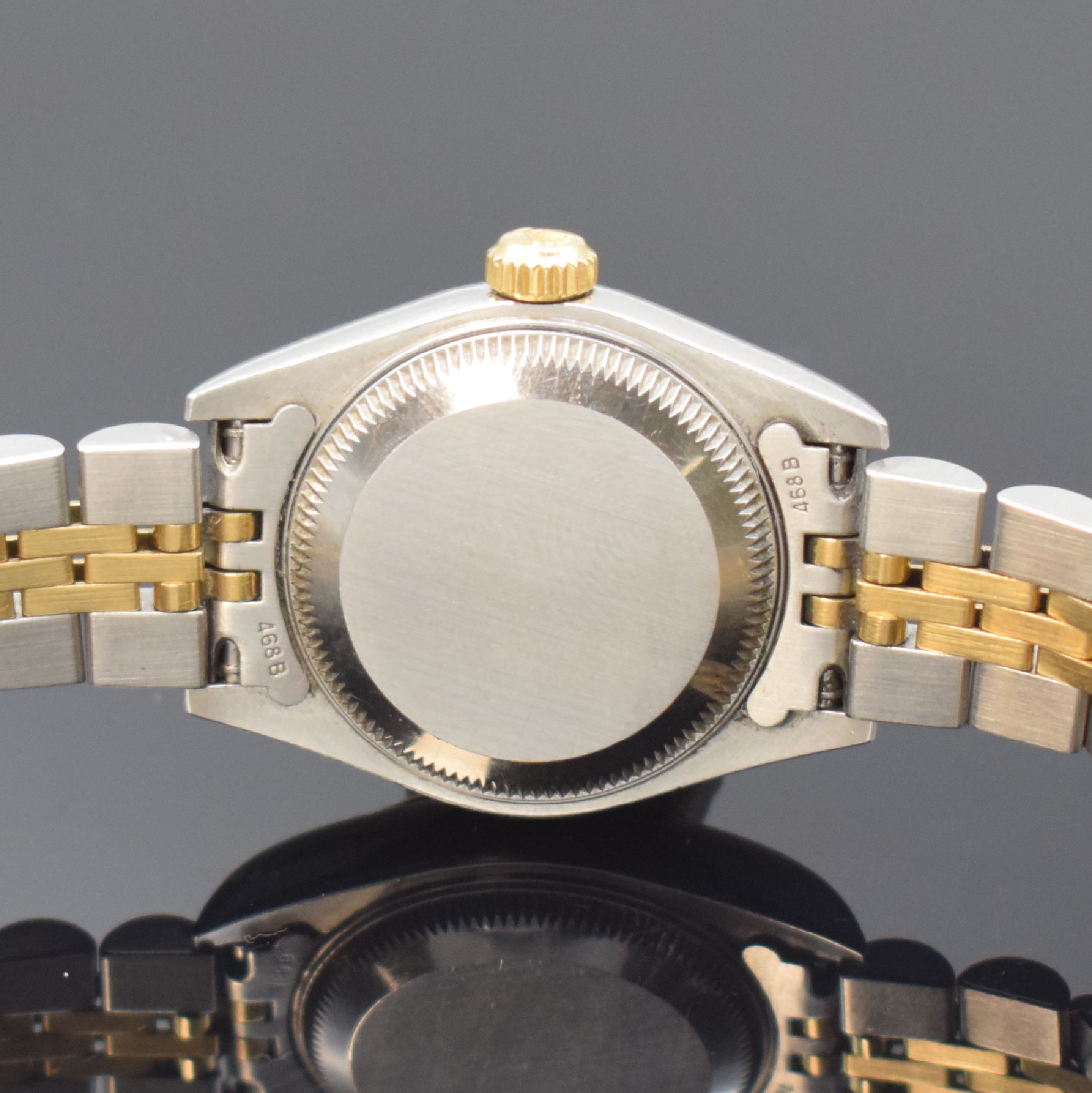 Detail d: ROLEX Damenarmbanduhr Oyster Perpetual Datejust Referenz 79173, Automatik, Schweiz um 2000, P-Serie, Chronometer der Superlative in Edelstahl/Gold ...