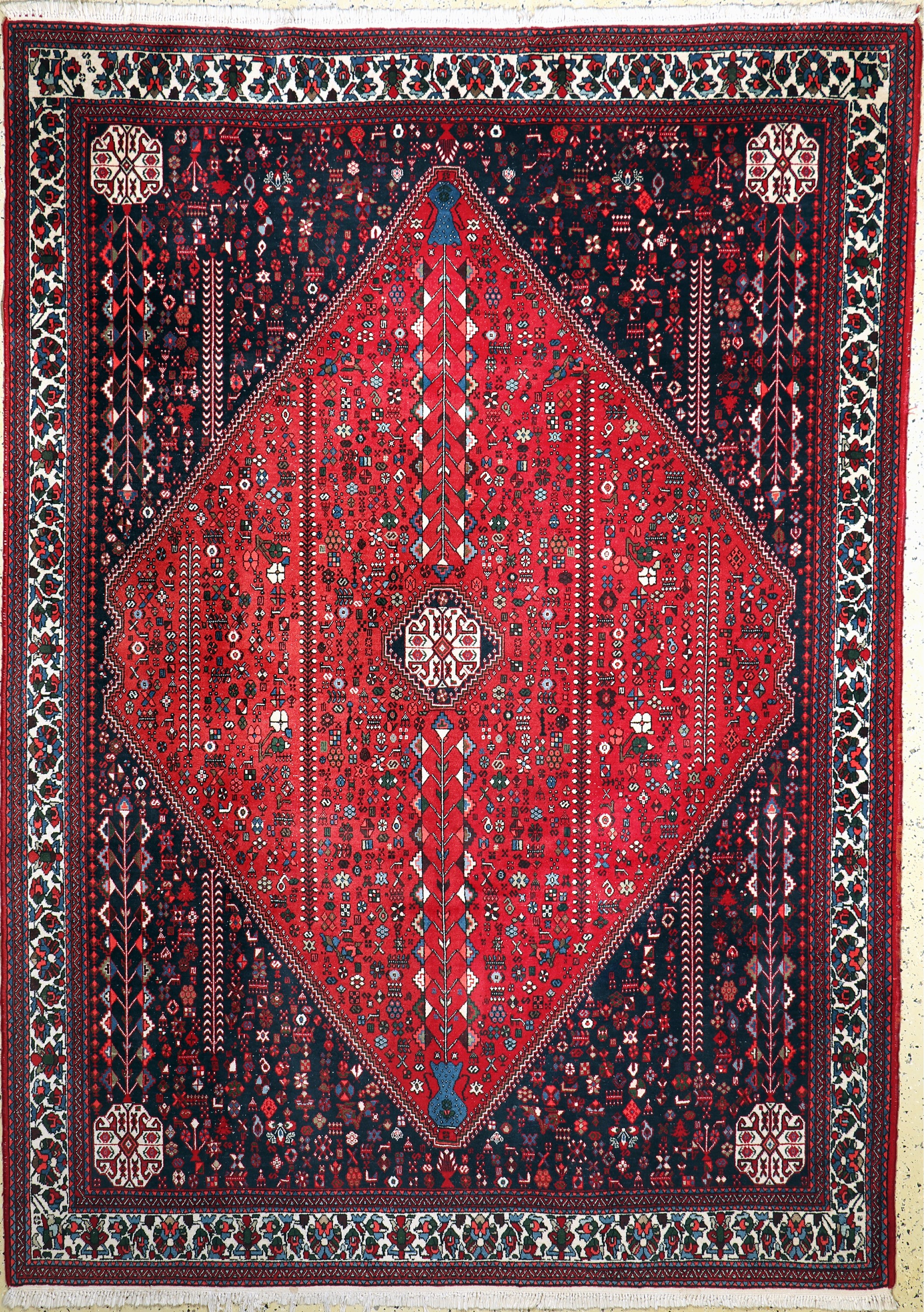 Abadeh, Persien, ca. 50 Jahre, Wolle auf Baumwolle, ca. 298 x 210 cm, EHZ: 2