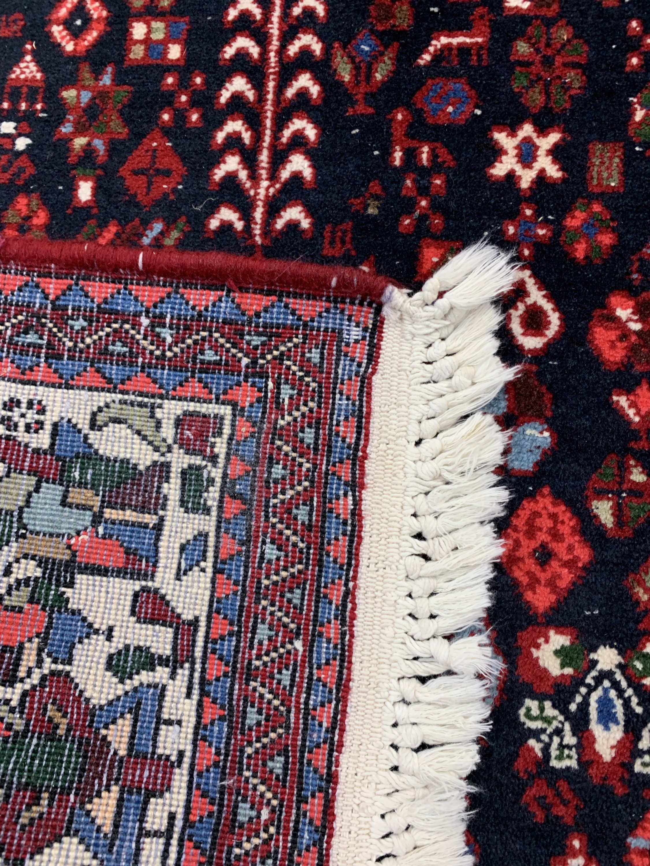 Detail e: Abadeh, Persien, ca. 50 Jahre, Wolle auf Baumwolle, ca. 298 x 210 cm, EHZ: 2