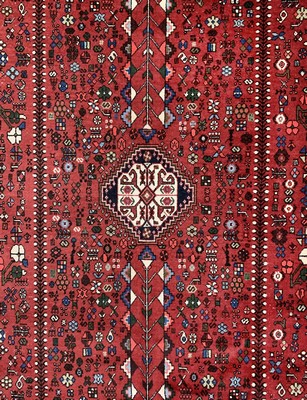 26648298b - Abadeh, Persia, approx. 50 years, wool on cotton, approx. 298 x 210 cm, condition: 2. Rugs, Carpets & Flatweaves
