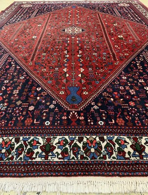 26648298d - Abadeh, Persia, approx. 50 years, wool on cotton, approx. 298 x 210 cm, condition: 2. Rugs, Carpets & Flatweaves