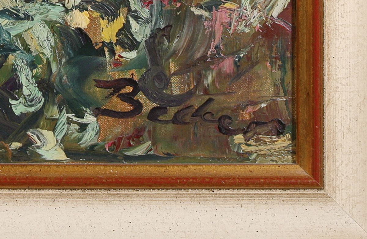 Detail a: Hans-Jörg Becker, 1930 Berlin-2013, Sommertag in der Pfalz, Öl/Lwd, rechts unten signiert, ca. 70x80cm, R. ca. 83x93cm