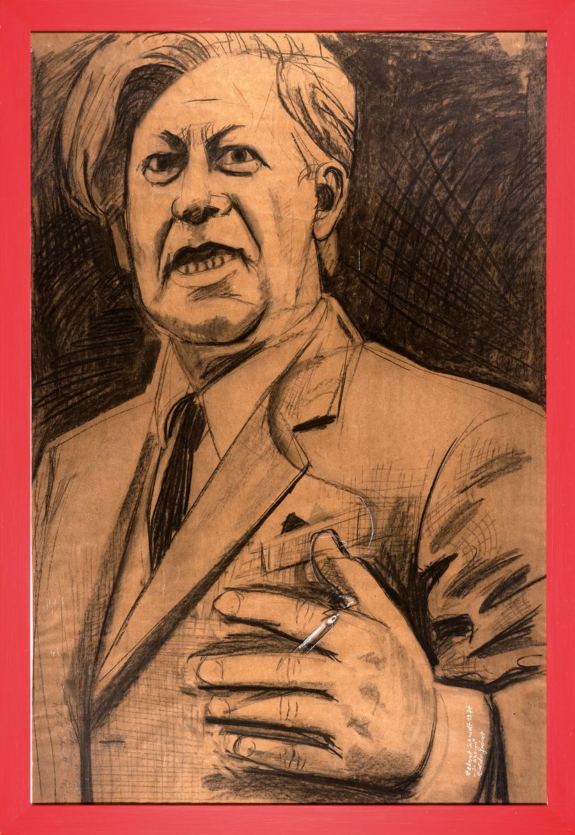 Detail k: Baldur Greiner, geb. 1946, besuchte nach Bildhauerlehre und Miester Prüfung zunächst die Werkkunstschule Darmstadt und studierte dann an der ...