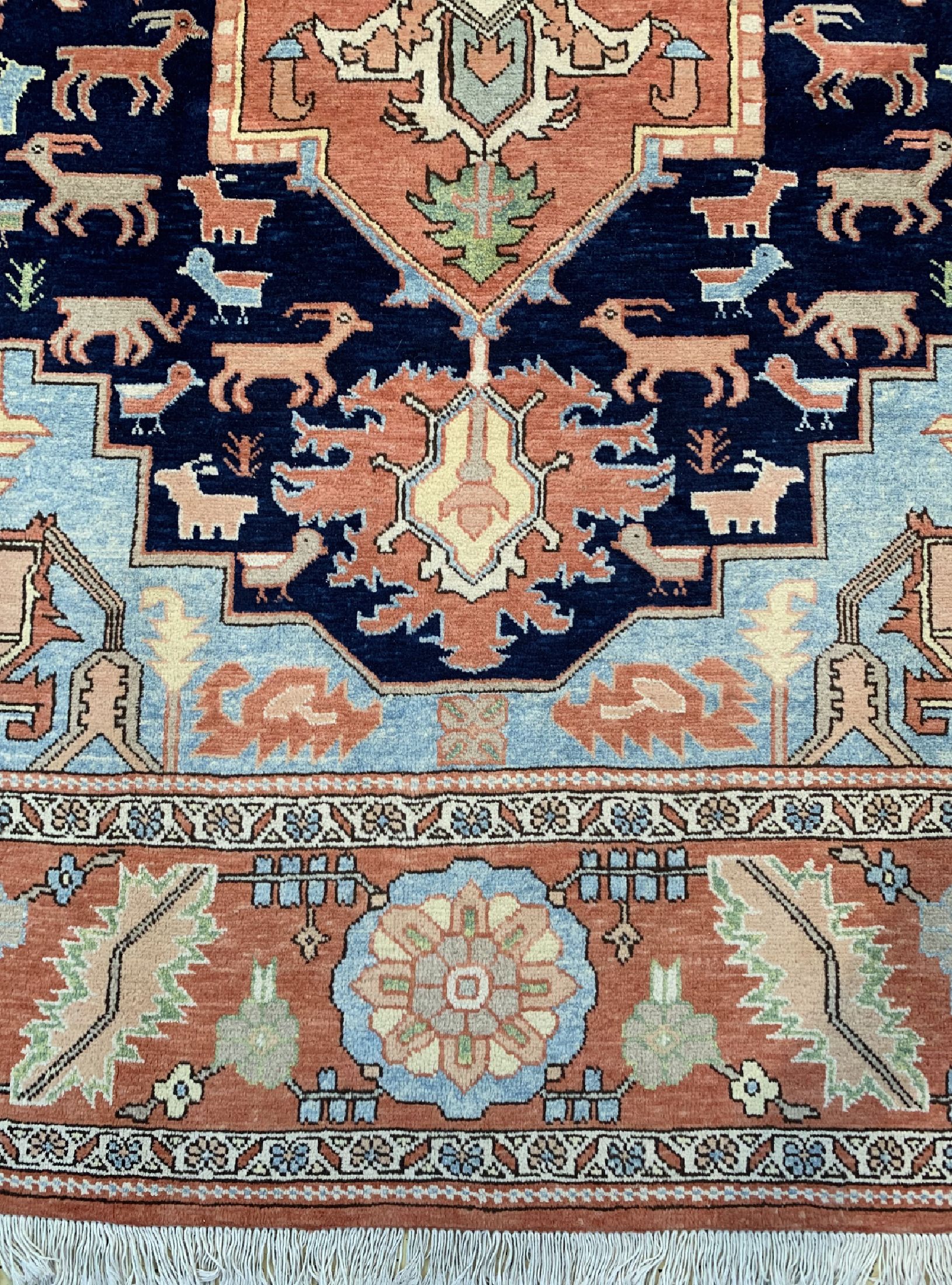 Detail b: Heriz, Persien, ca. 50 Jahre, Wolle auf Baumwolle, ca. 345 x 250 cm, EHZ: 2