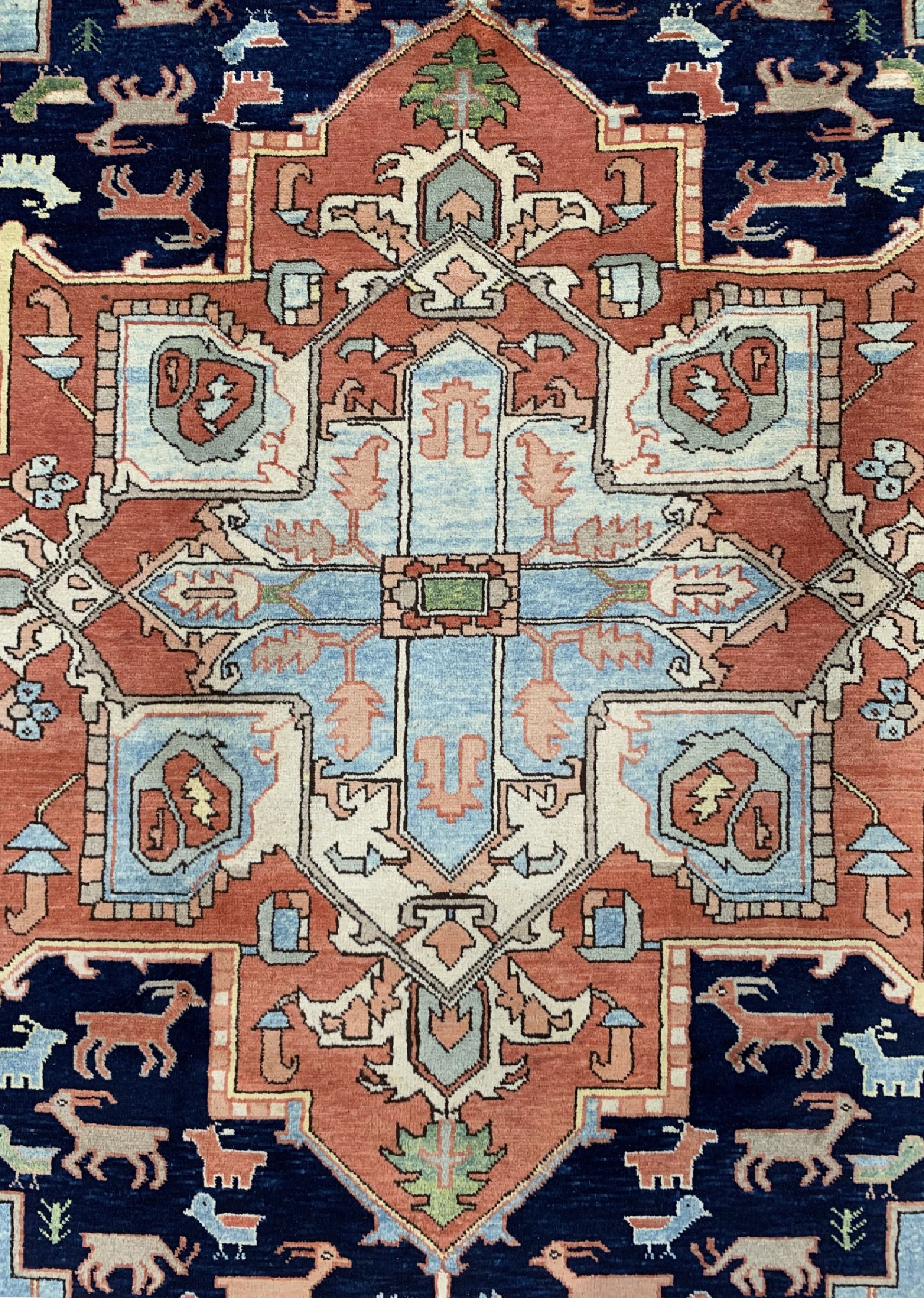 Detail c: Heriz, Persien, ca. 50 Jahre, Wolle auf Baumwolle, ca. 345 x 250 cm, EHZ: 2