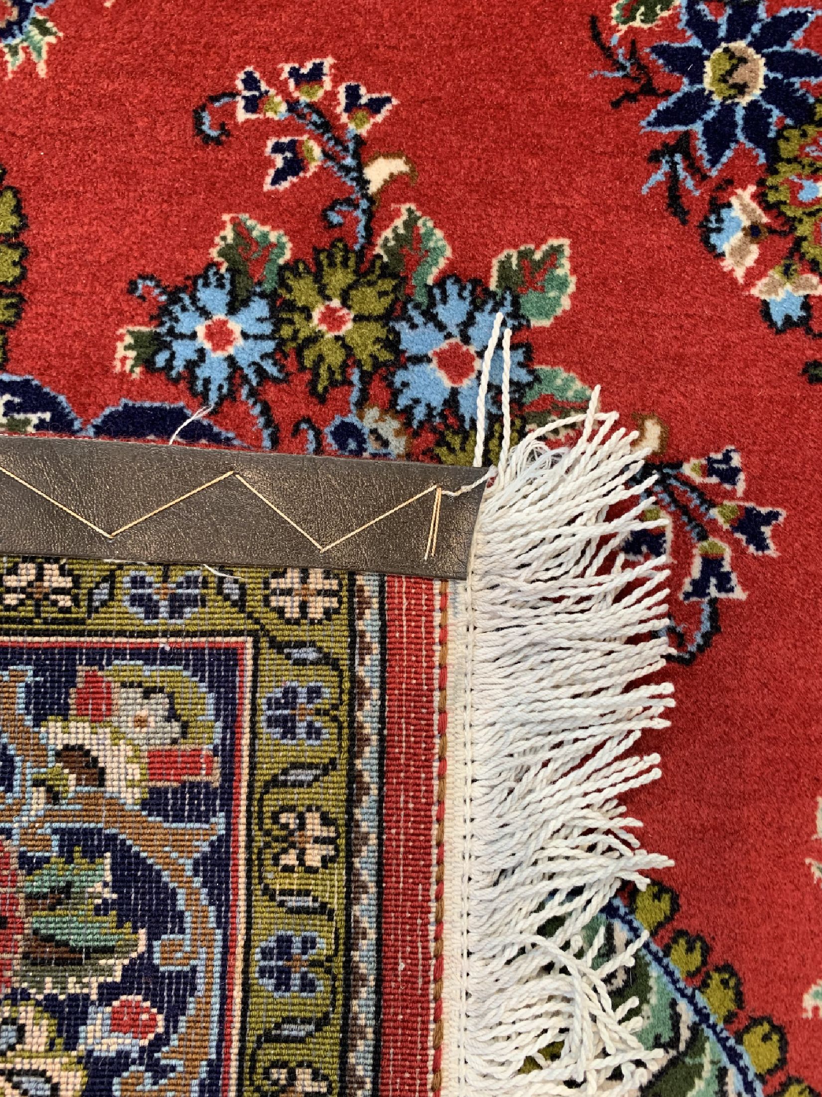 Detail c: Ghom Kork, Persien, ca. 40 Jahre, Korkwolleauf Baumwolle, ca. 210 x 136 cm, gereinigt, EHZ: 1-2