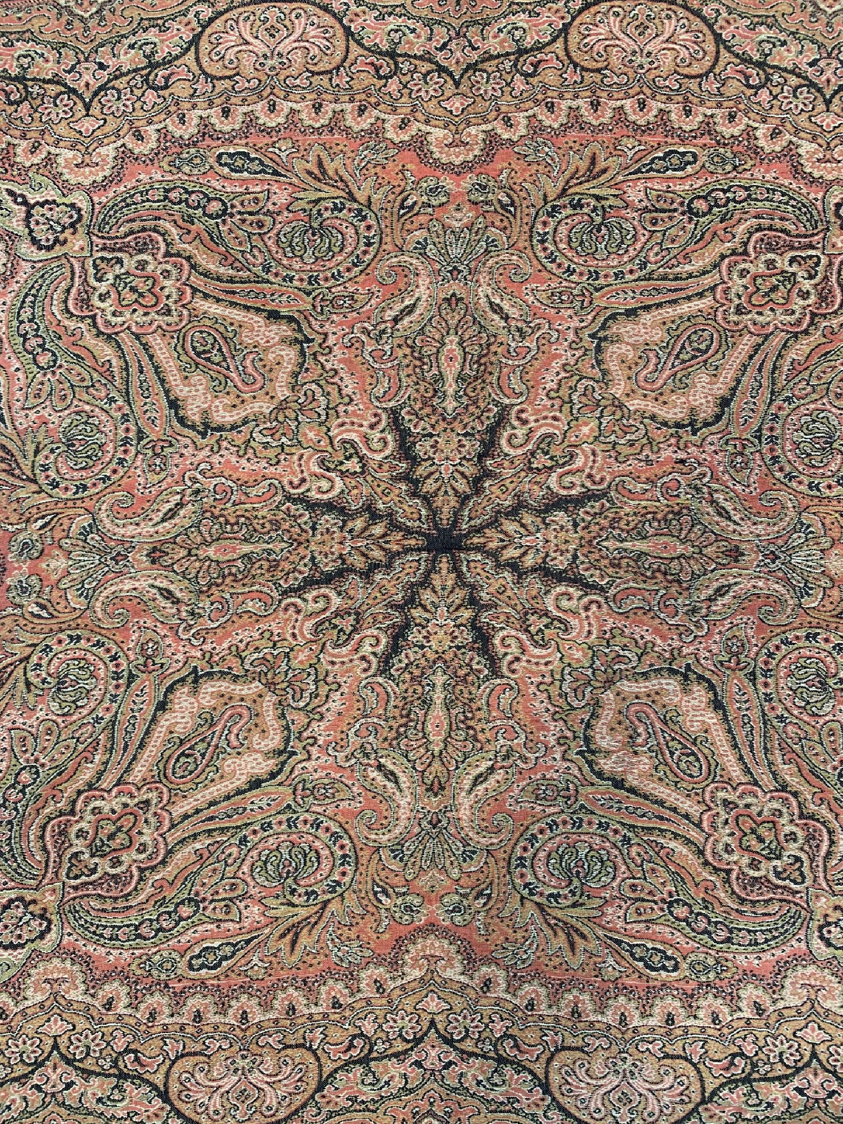 Detail b: 2 Kaschmir Schal, Indien, ca. 60 Jahre, Baumwolle, ca. 130 x 114 cm, EHZ: 2