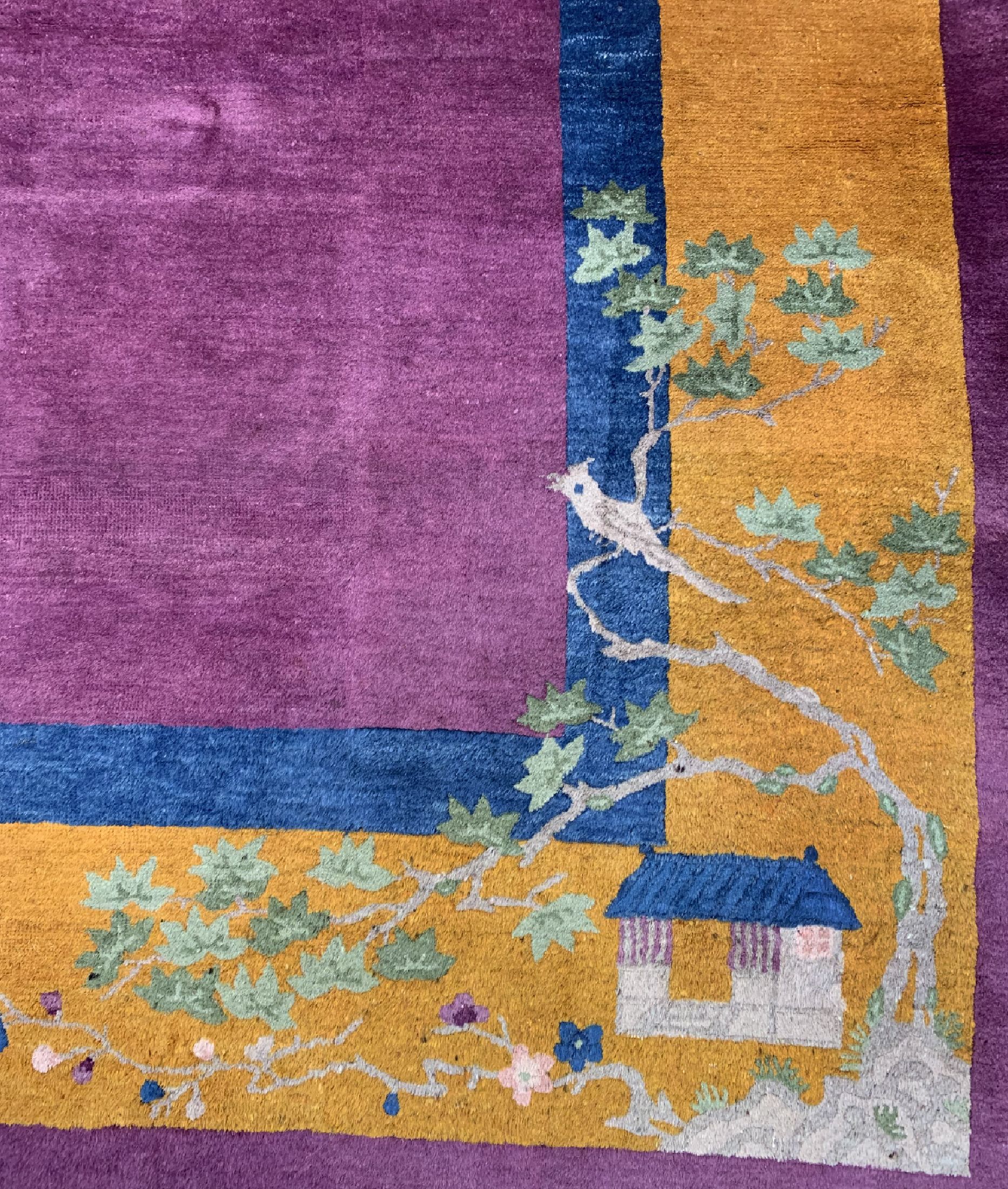 Detail a: Peking antik, China, um 1900, Wolle auf Baumwolle, ca. 351 x 275 cm, EHZ: 3