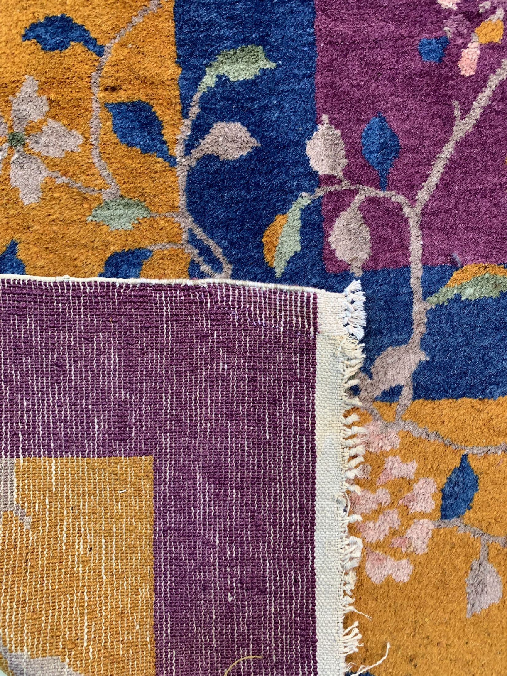 Detail g: Peking antik, China, um 1900, Wolle auf Baumwolle, ca. 351 x 275 cm, EHZ: 3