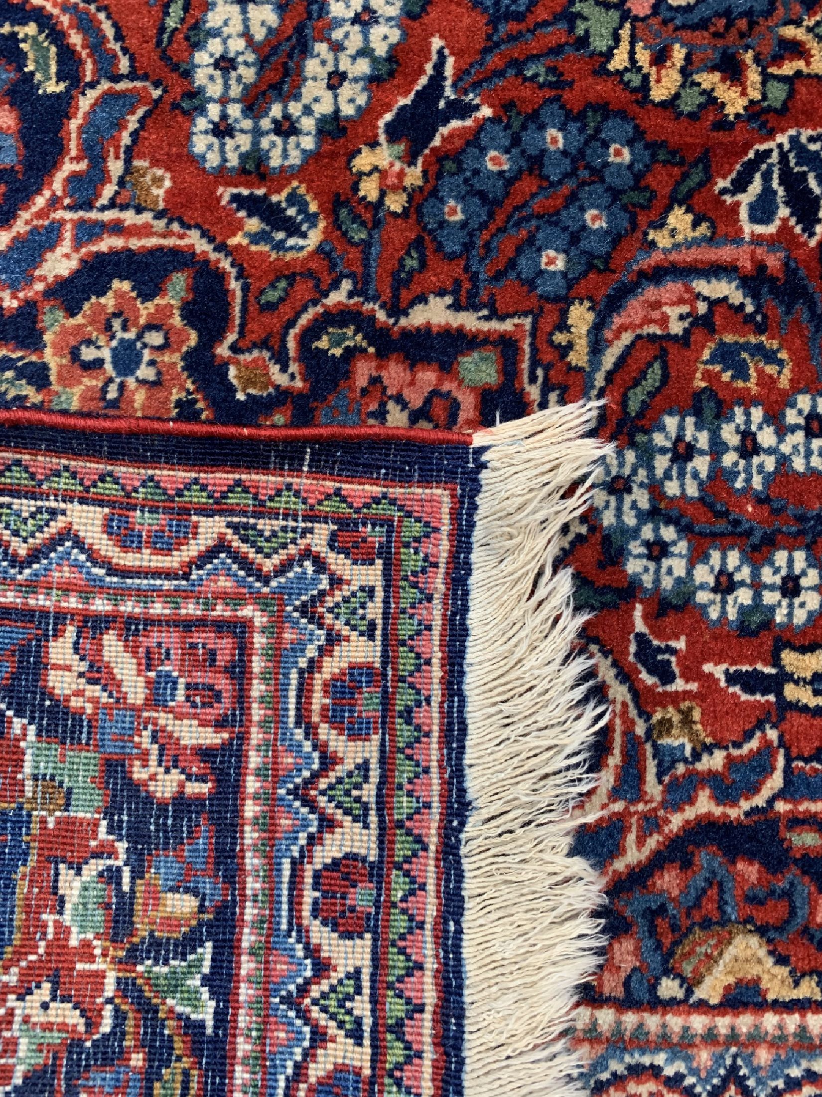 Detail d: Keschan Kork, Persien, um 1960, Korkwolle auf Baumwolle, ca. 206 x 140 cm, gereinigt, EHZ: 1-2