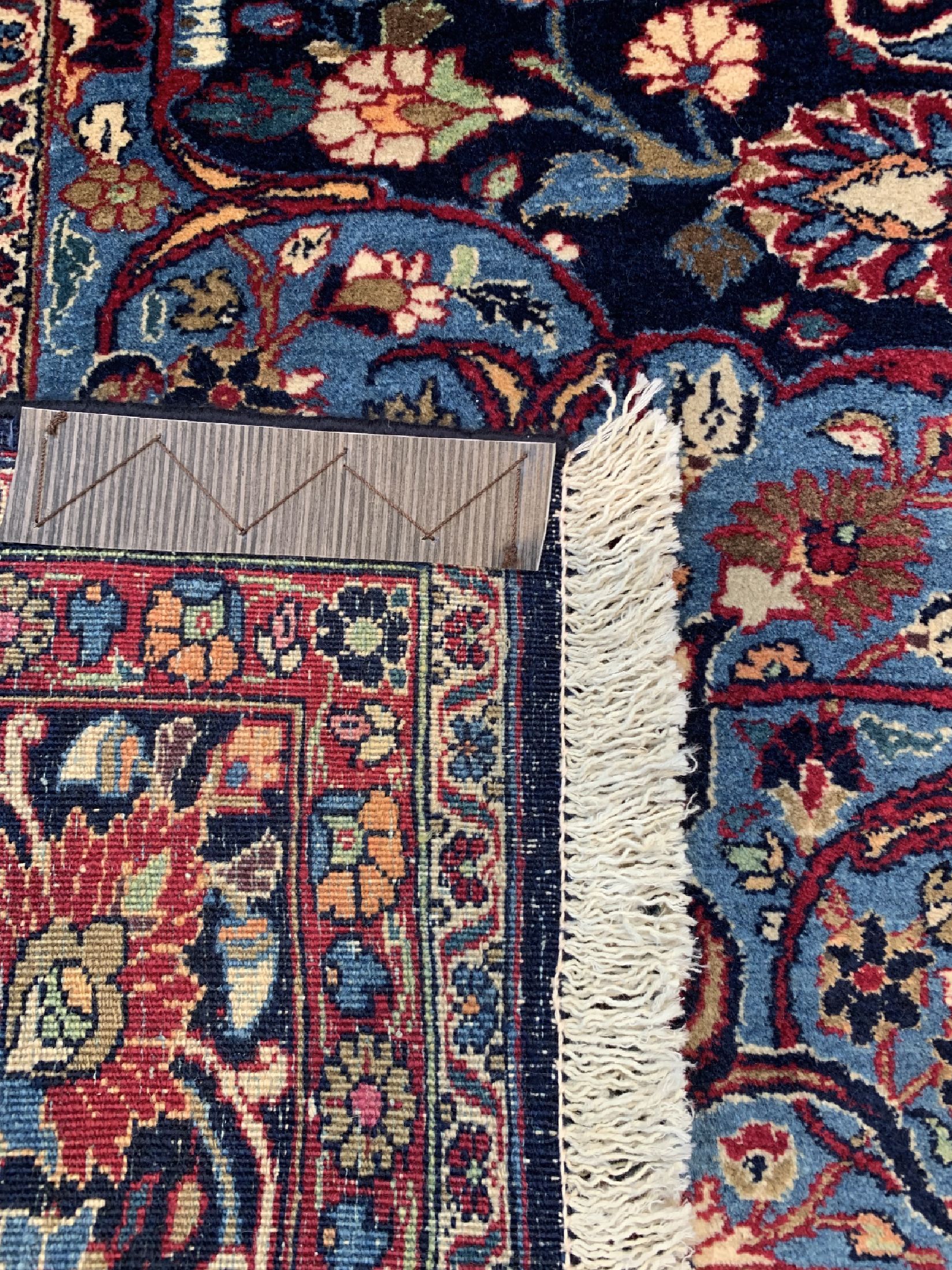 Detail d: Khorasan alt, Persien, um 1950, Wolle auf Baumwolle, ca. 211 x 144 cm, gereinigt, EHZ: 1-2