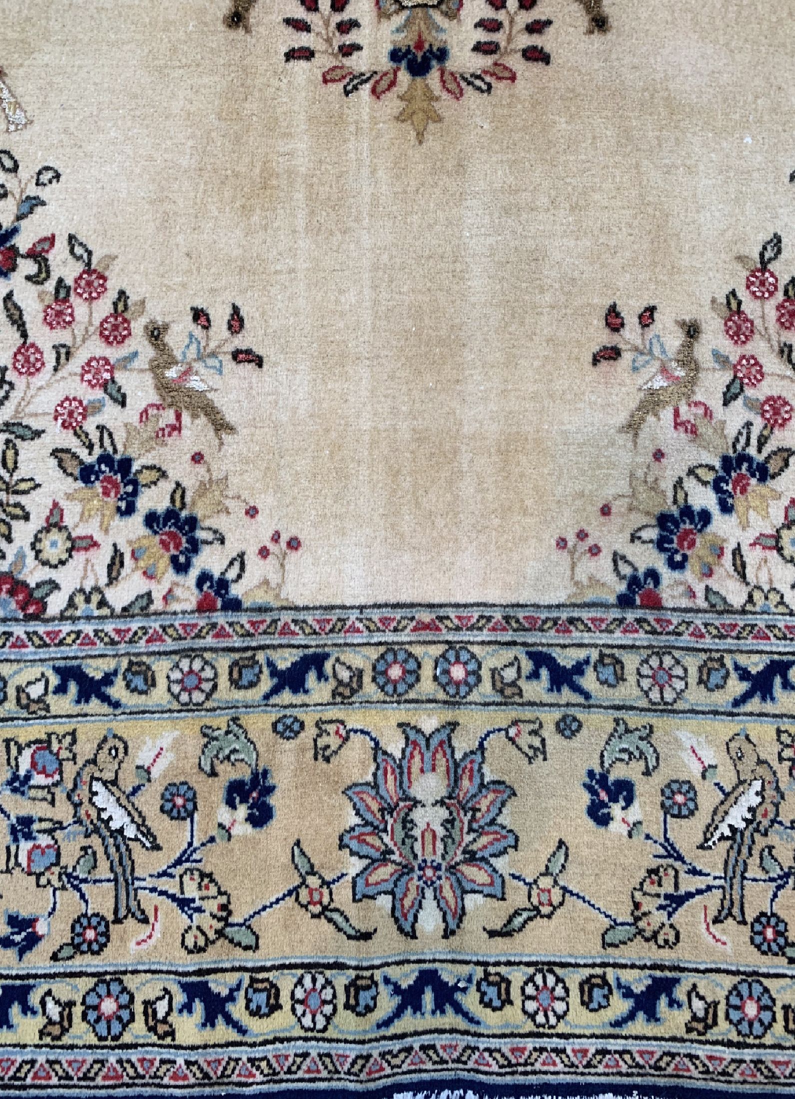 Detail b: Ghom Kork, Persien, um 1960, Korkwolle mit Seide, ca. 210 x 140 cm, EHZ: 2